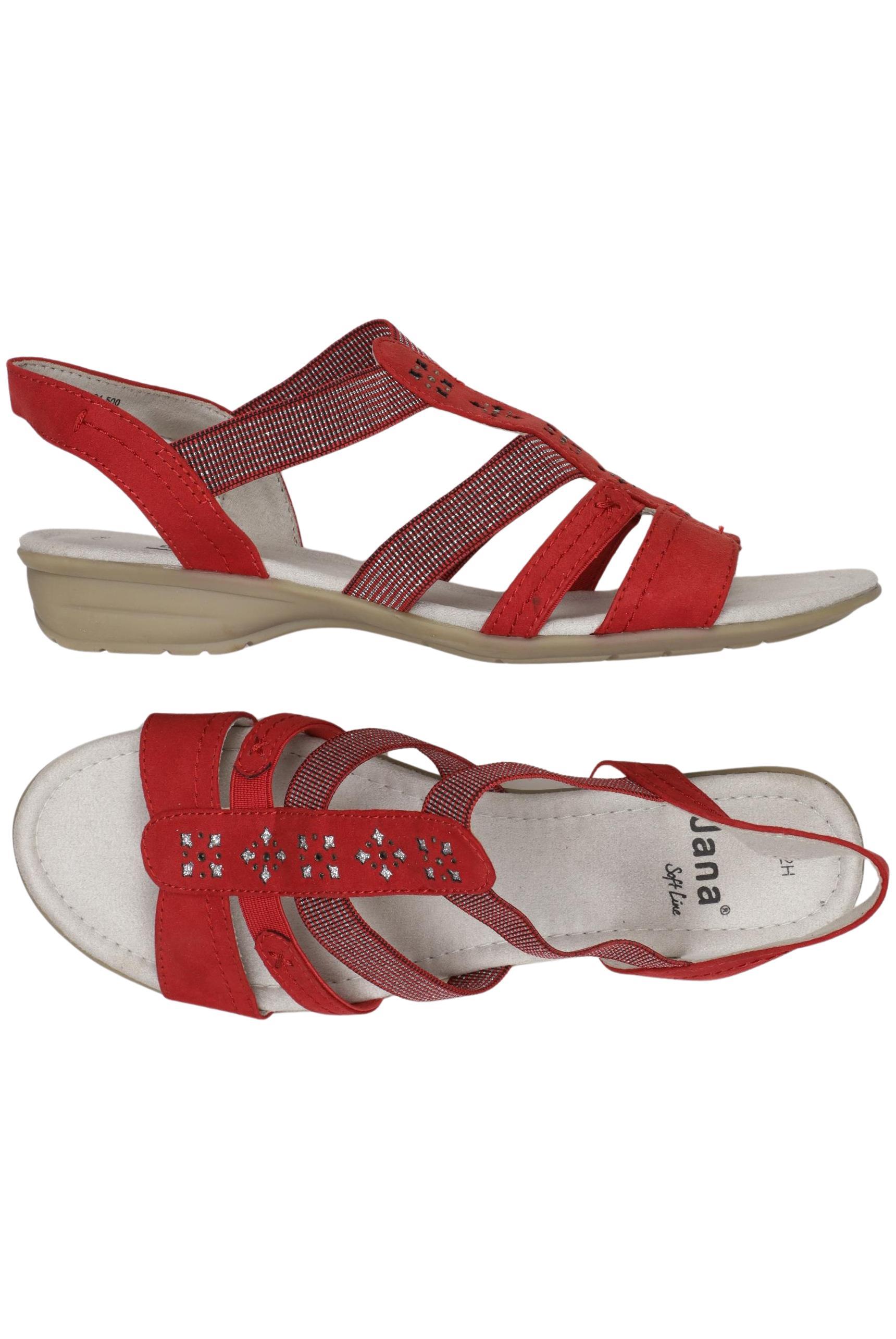 

Jana Damen Sandale, rot, Gr. 42