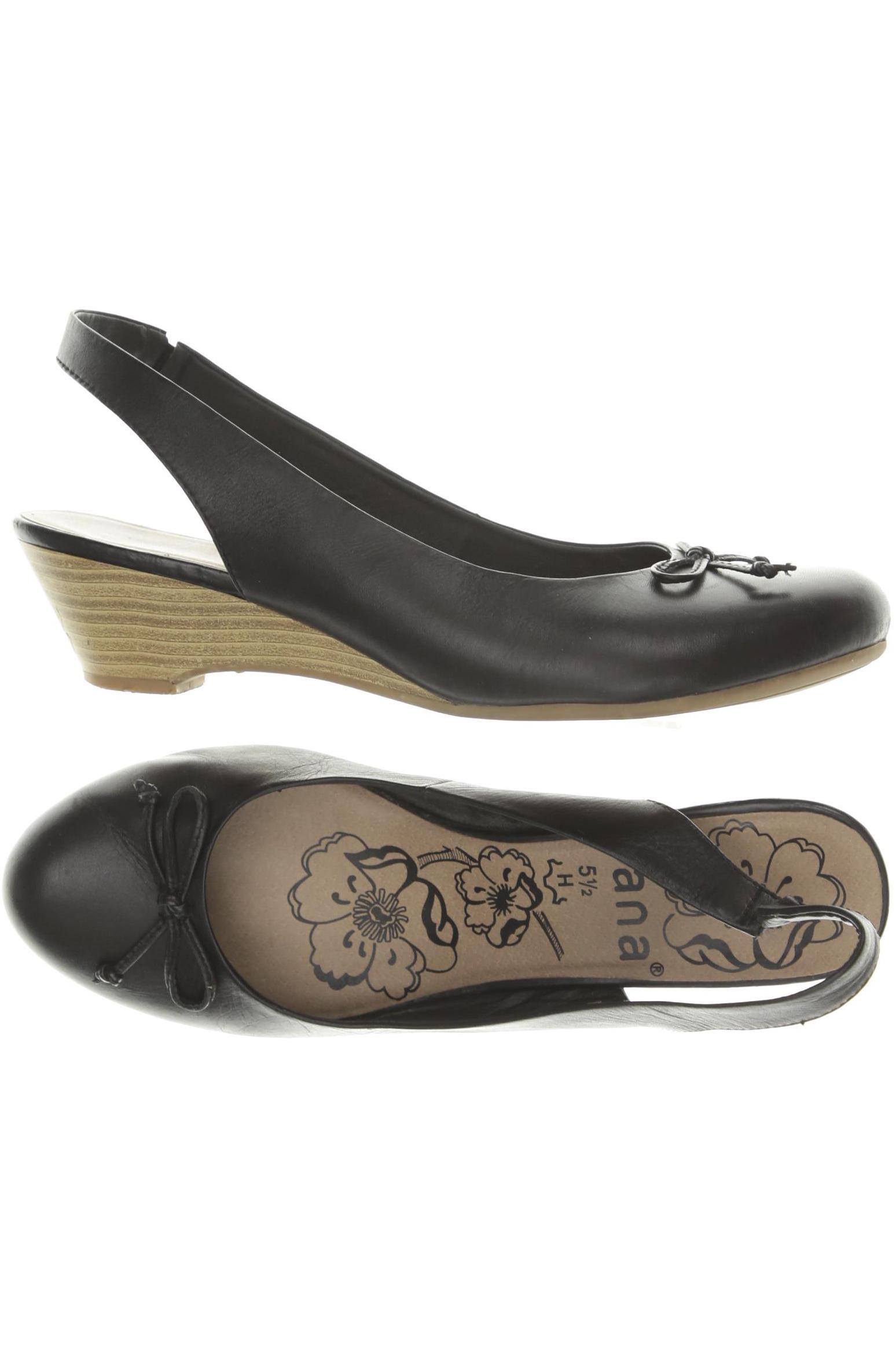 

Jana Damen Sandale, schwarz, Gr. 5.5