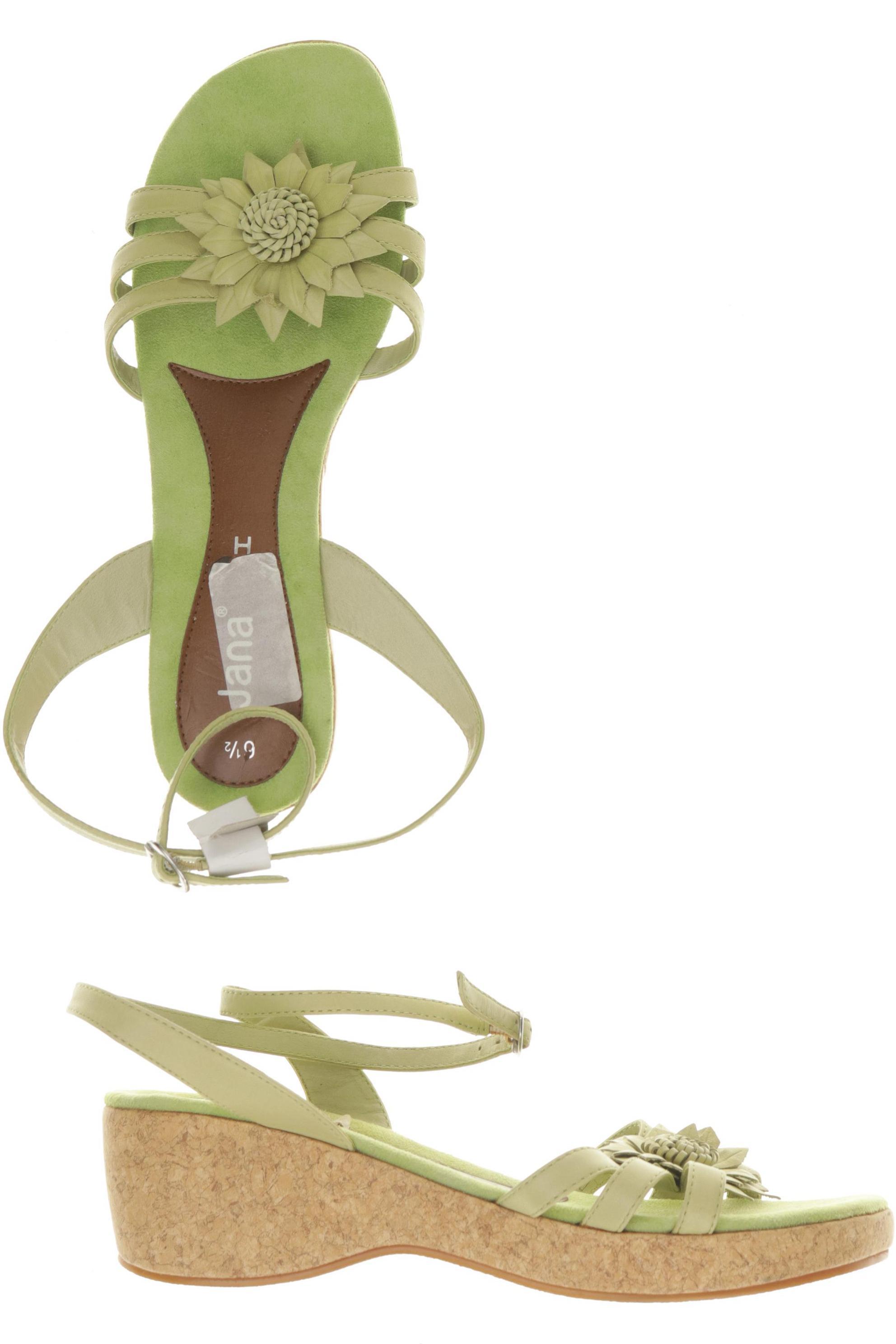 

Jana Damen Sandale, grün, Gr. 6.5