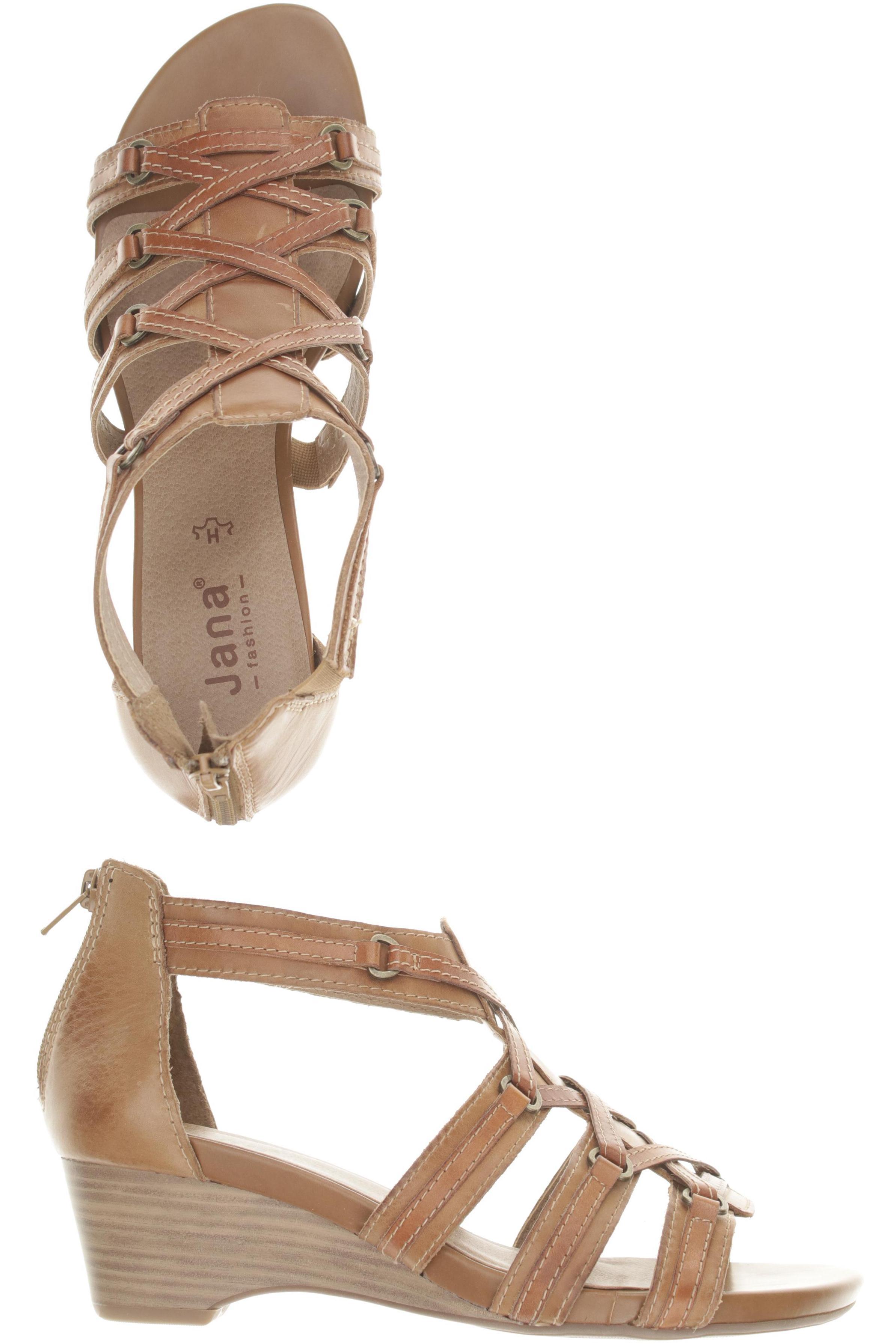 

Jana Damen Sandale, braun, Gr. 5.5