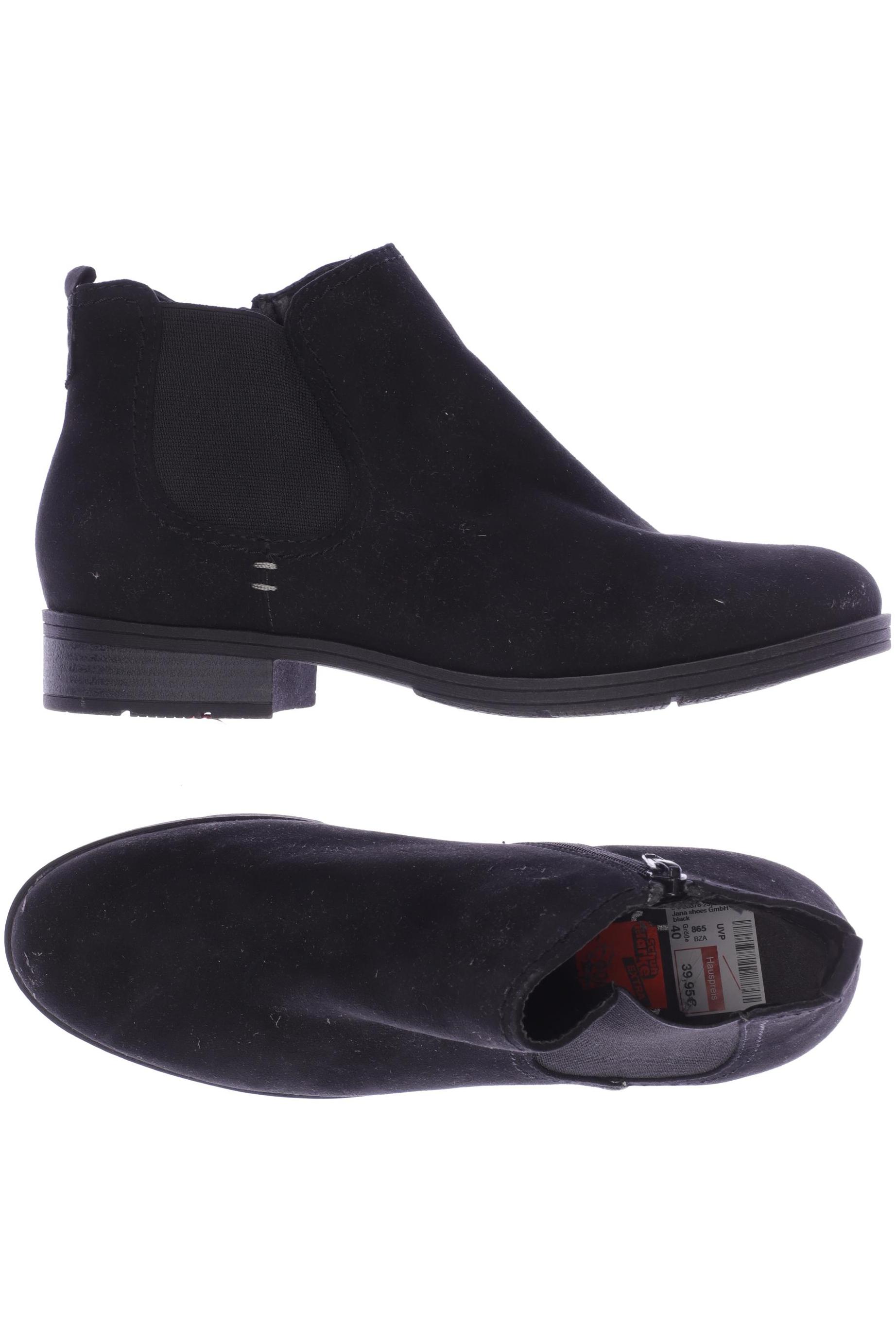 

Jana Damen Stiefelette, schwarz, Gr. 40