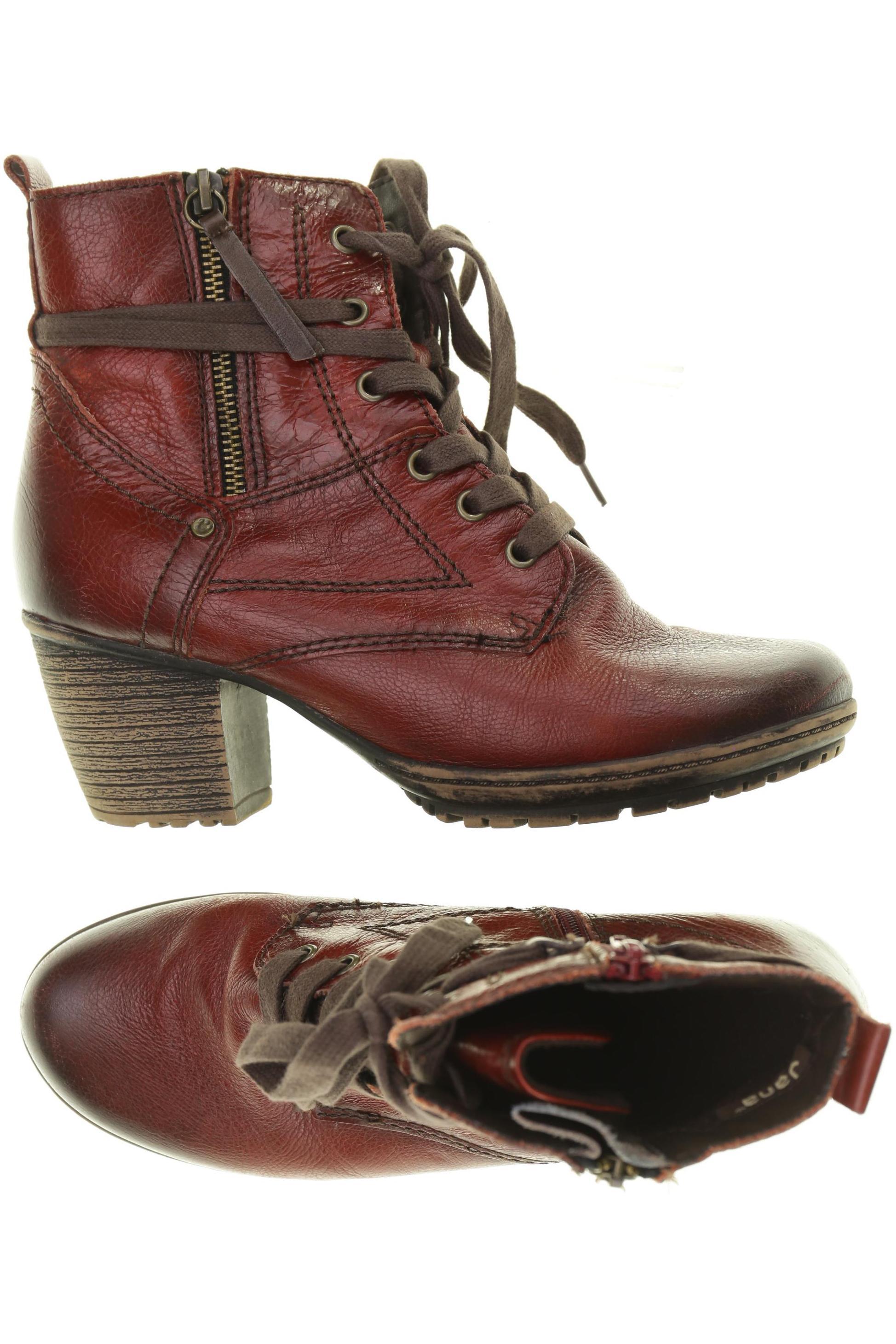 Thumbnail - Jana Damen Stiefelette, rot, Gr. 38.5
