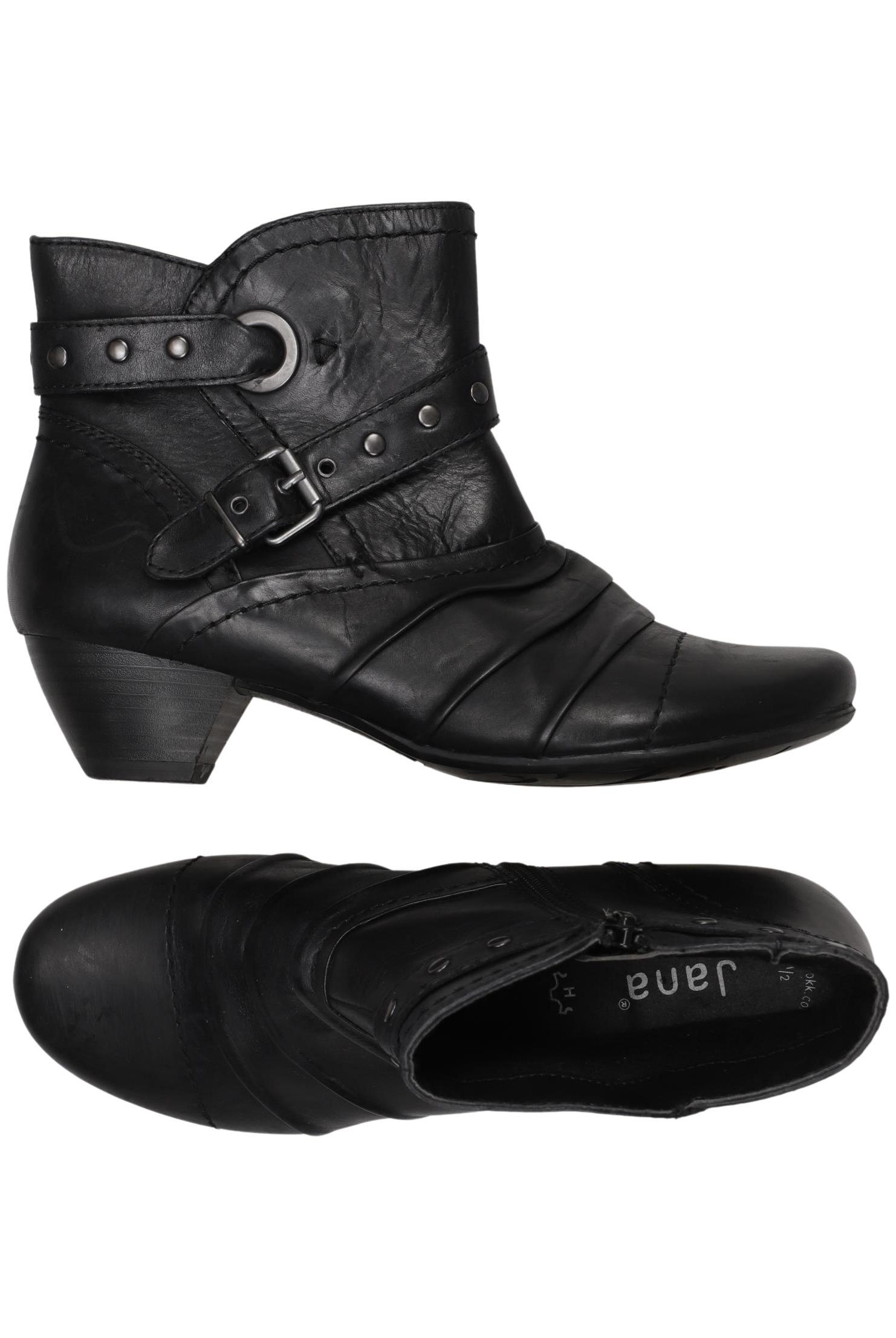 

Jana Damen Stiefelette, schwarz, Gr. 5.5