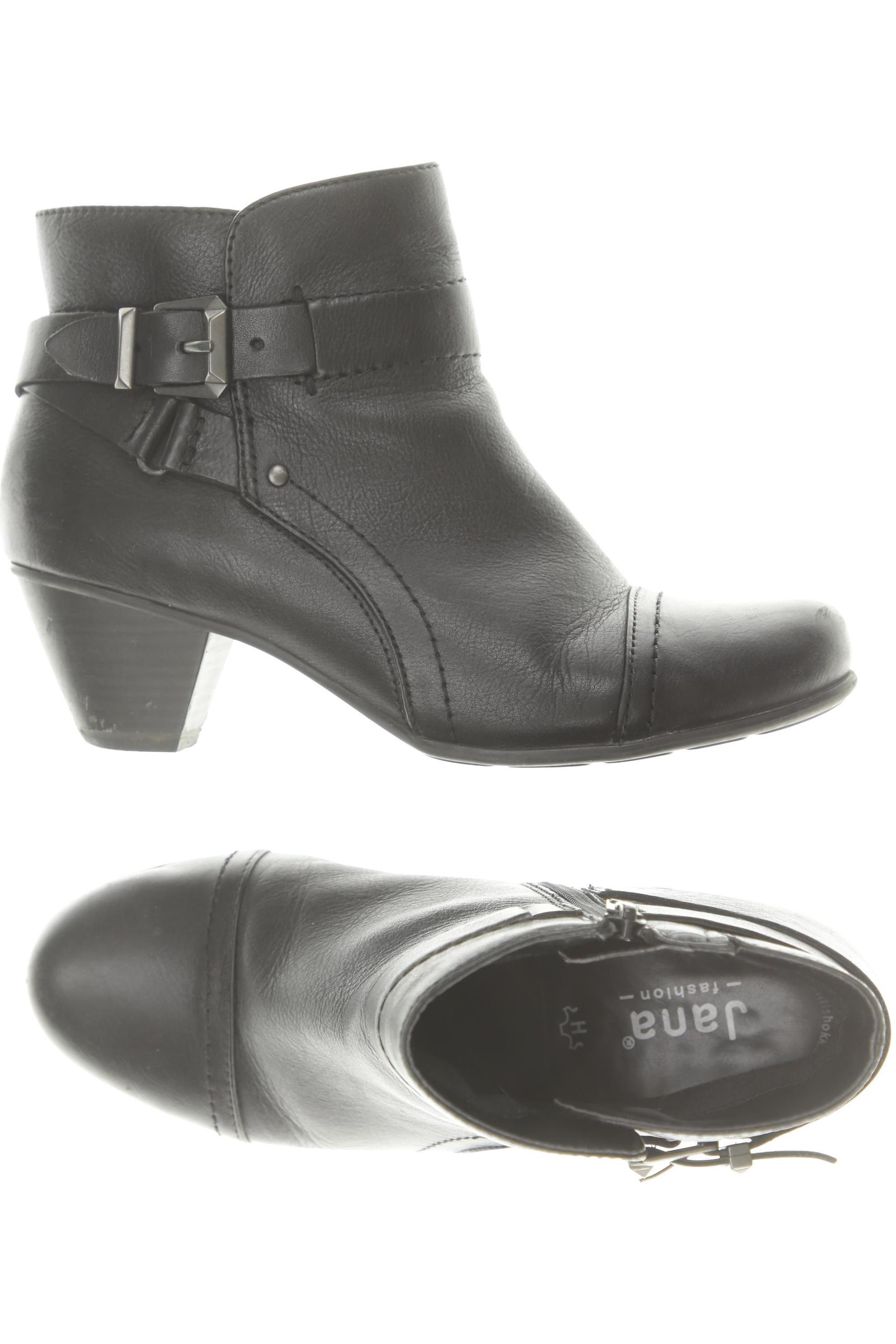 

Jana Damen Stiefelette, schwarz, Gr. 37.5