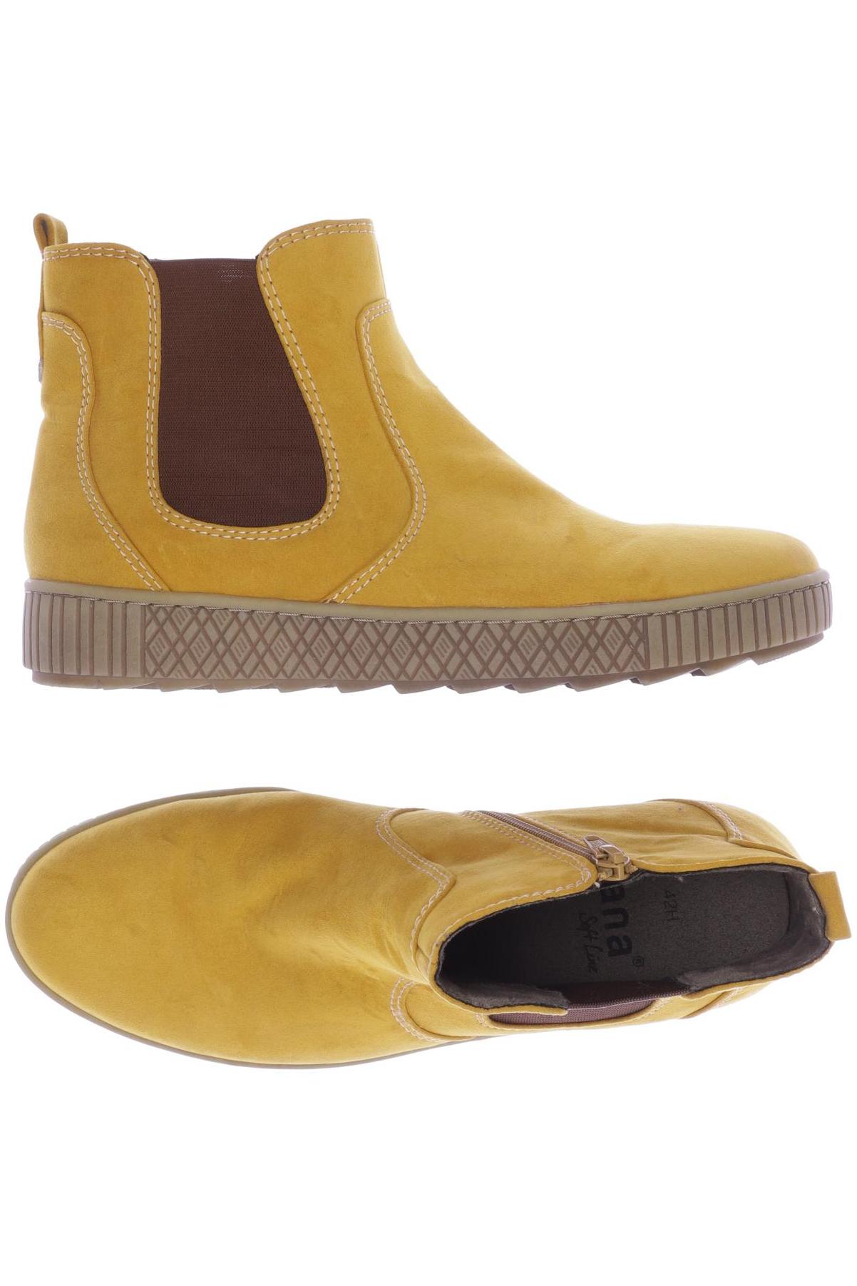 

Jana Damen Stiefelette, gelb, Gr. 42