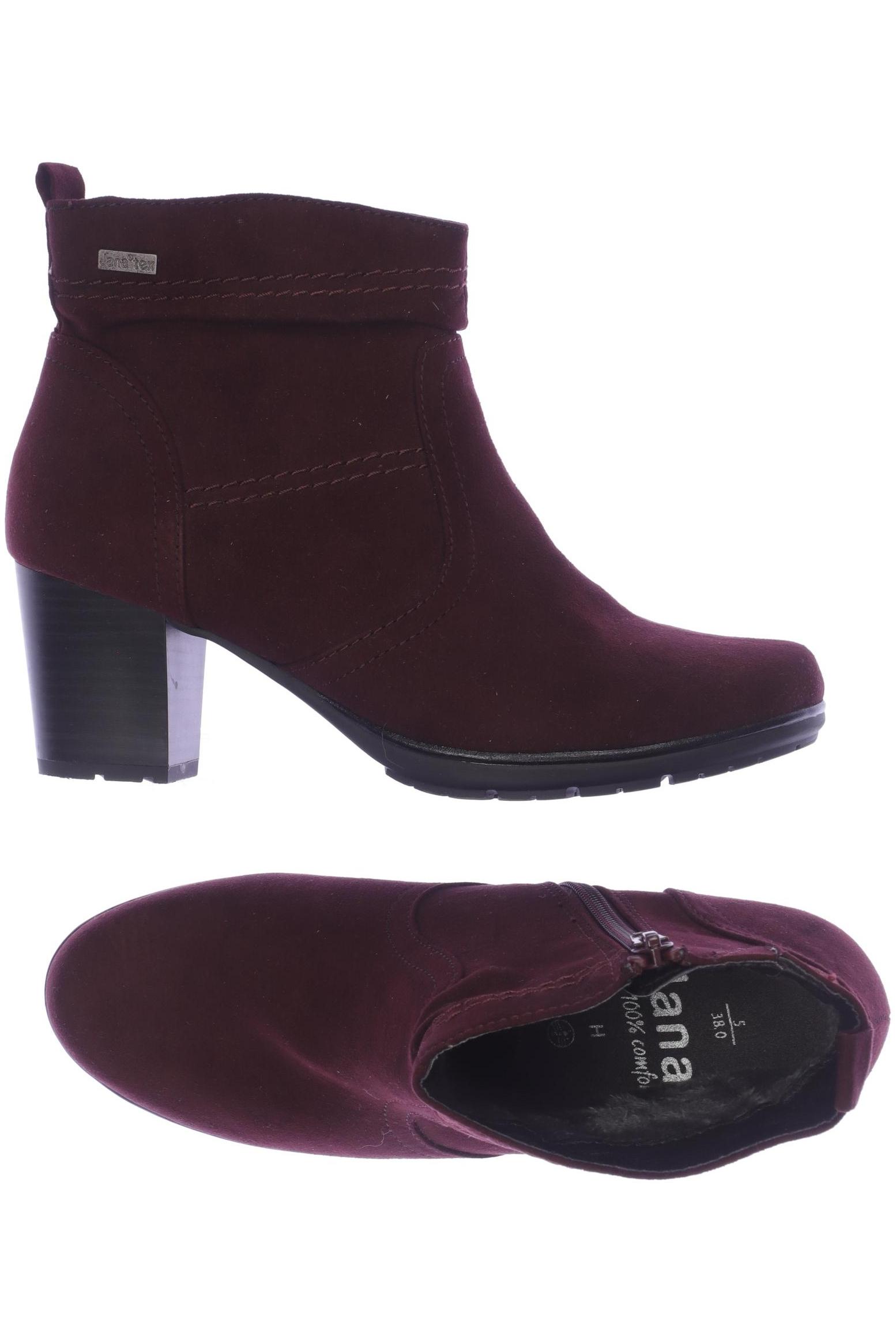 

Jana Damen Stiefelette, bordeaux, Gr. 38