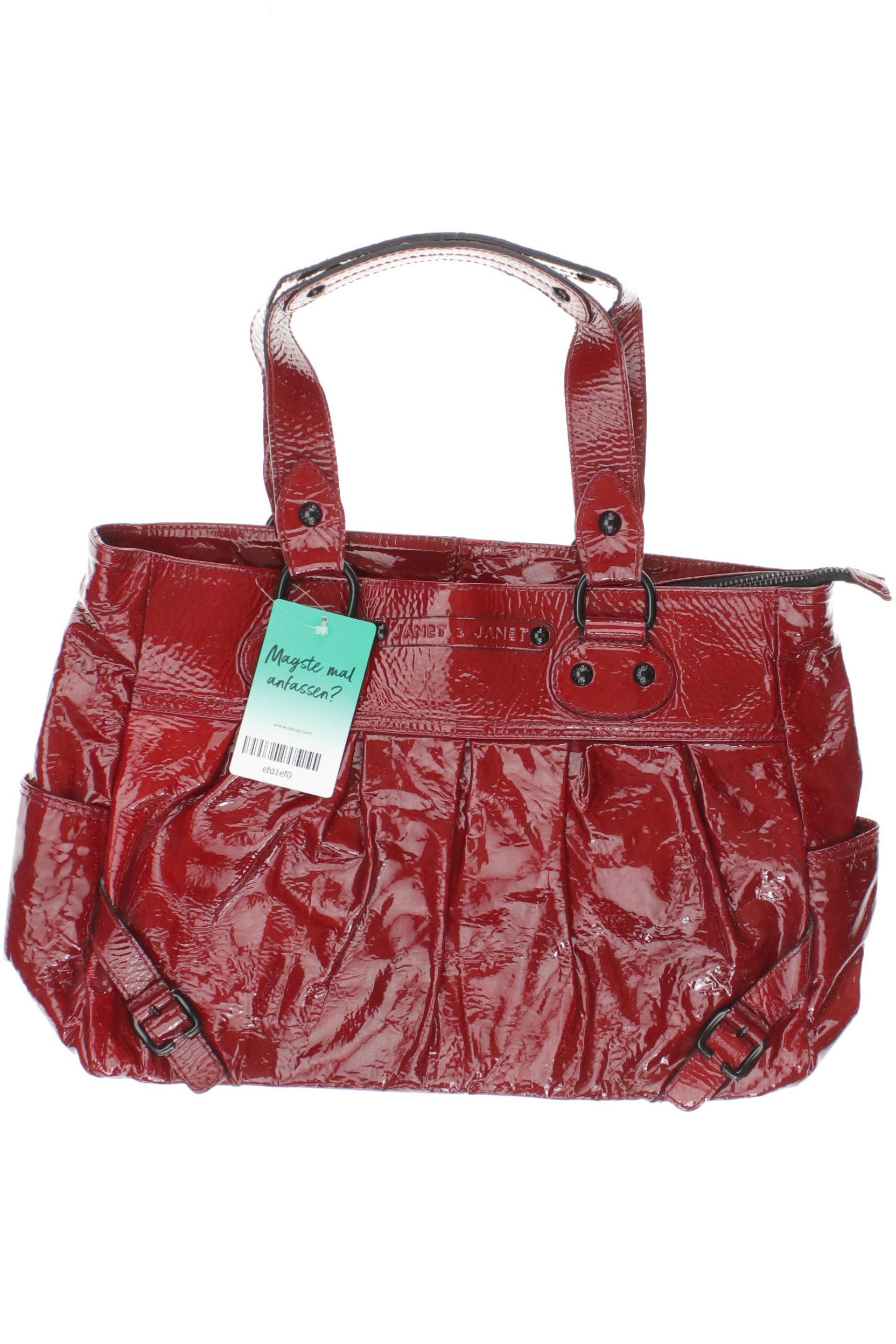 

Janet & Janet Damen Handtasche, rot, Gr.