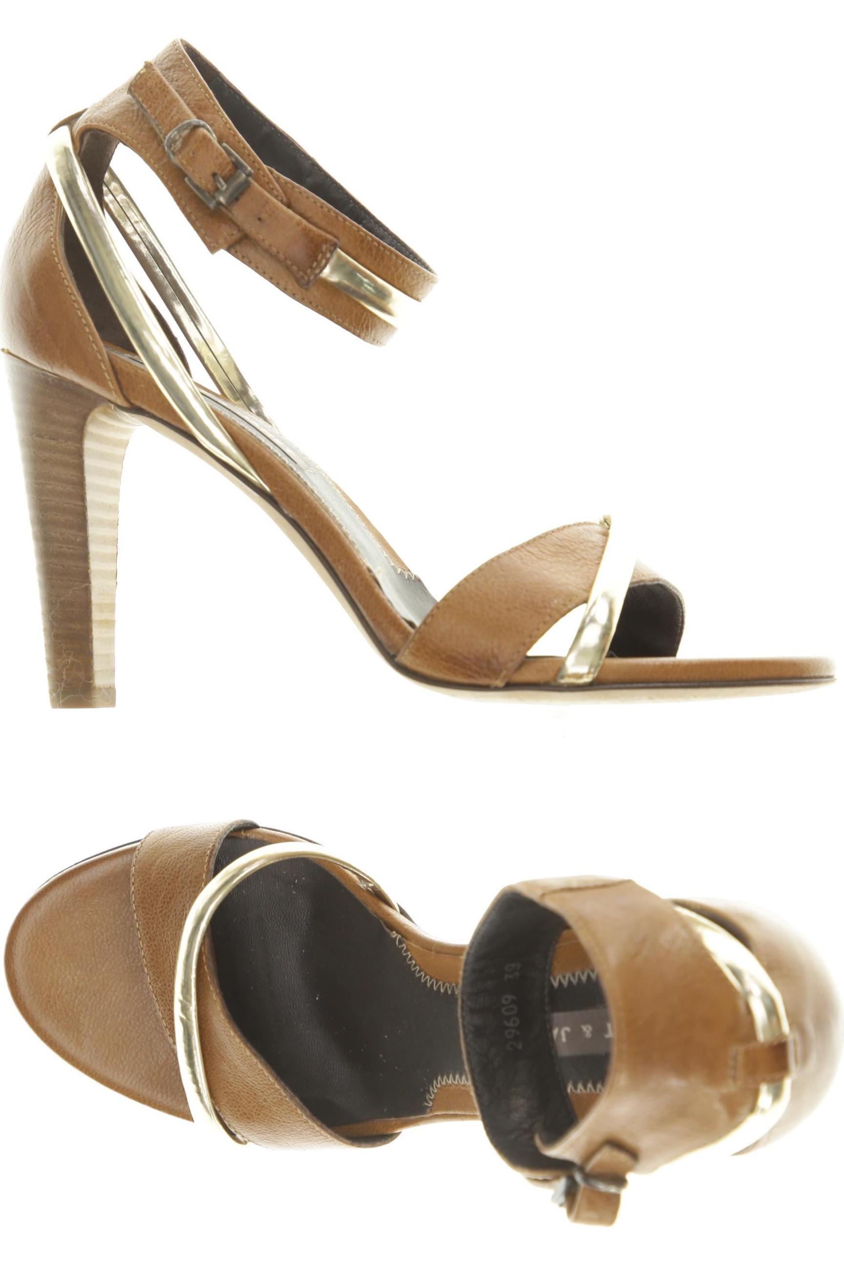 

Janet & Janet Damen Sandale, braun, Gr. 39