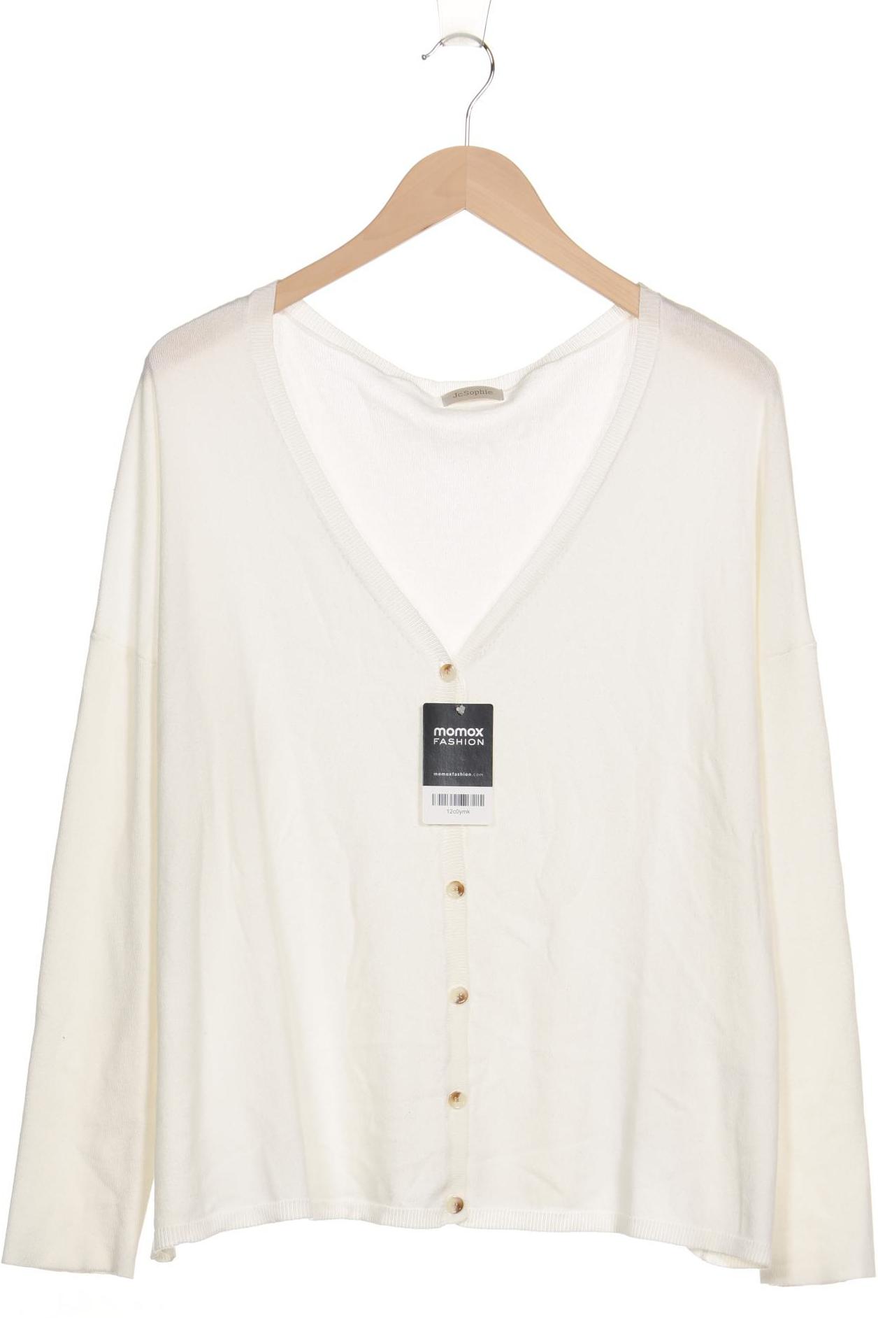 

JcSophie Damen Strickjacke, weiß, Gr. 44