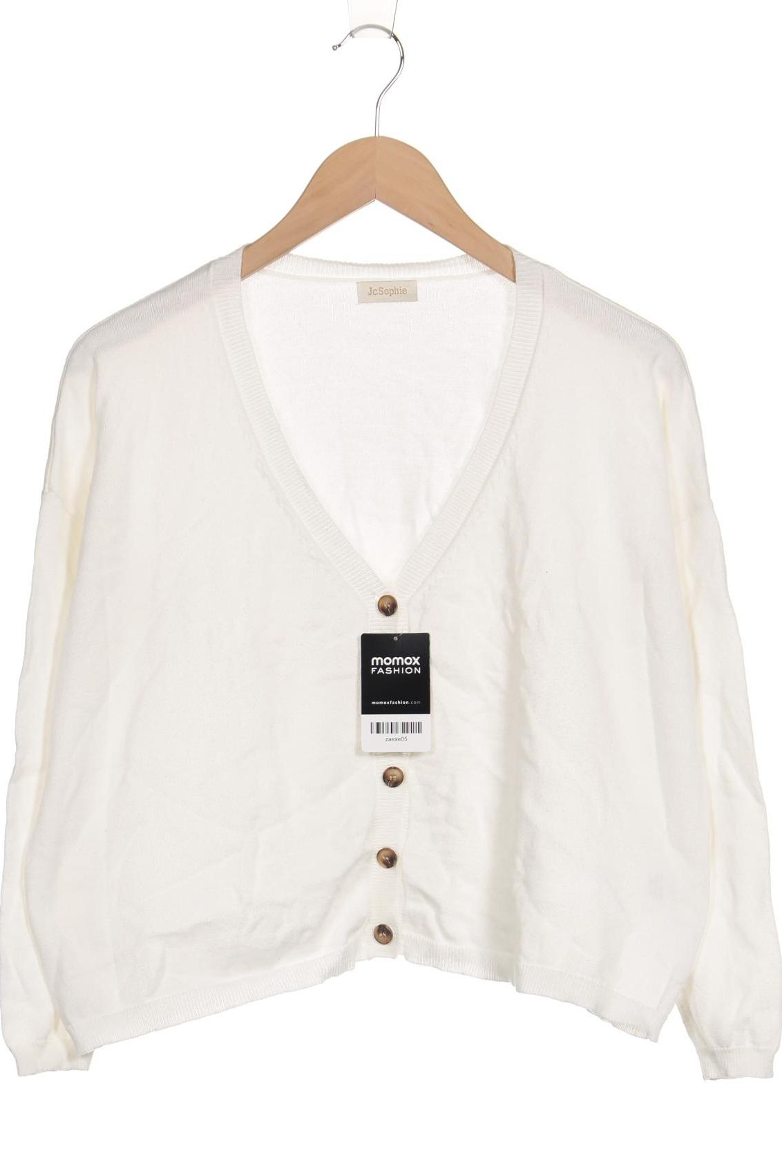 

JcSophie Damen Strickjacke, weiß, Gr. 34