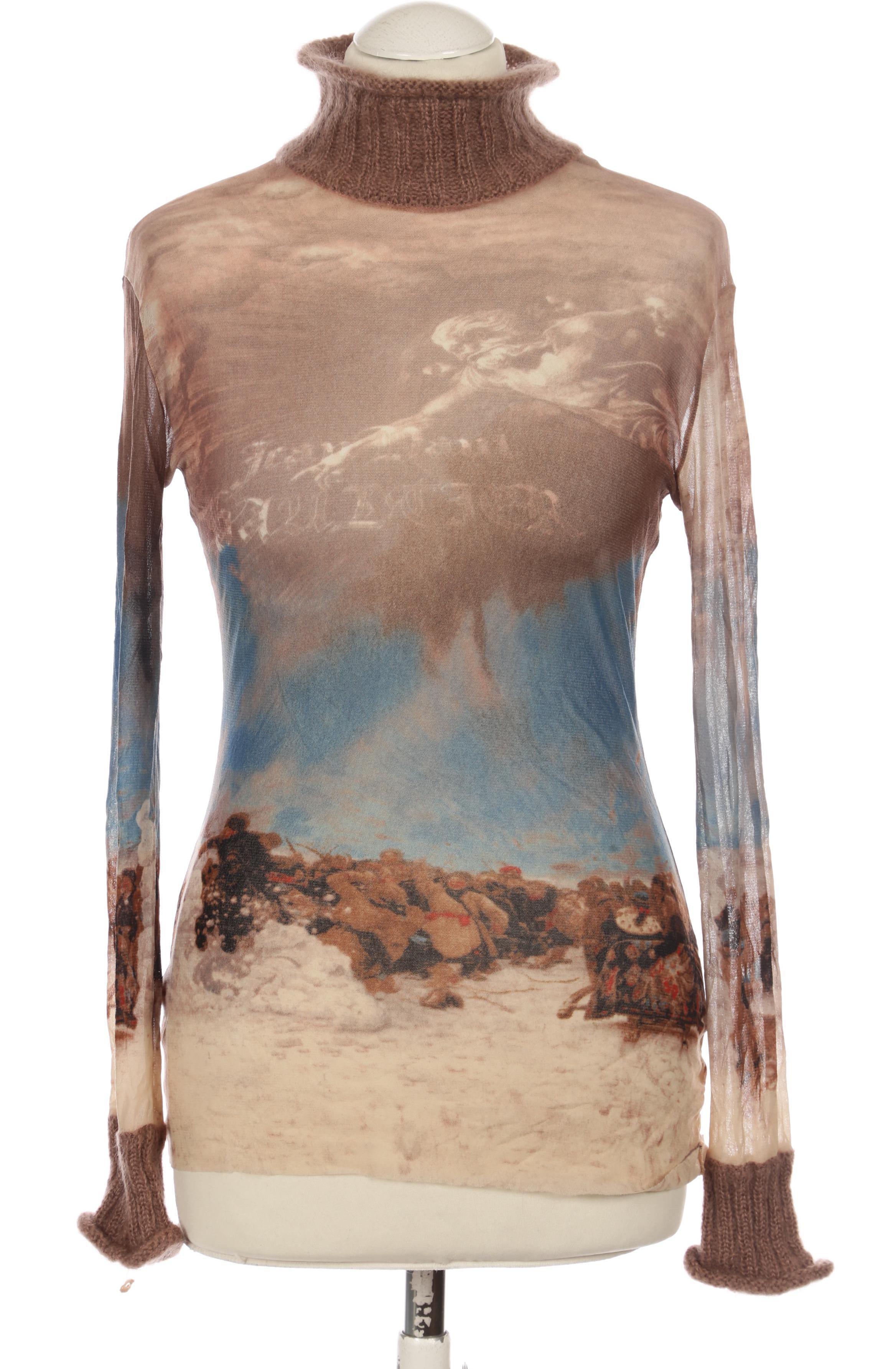 

Jean Paul Gaultier Damen Langarmshirt, braun, Gr.