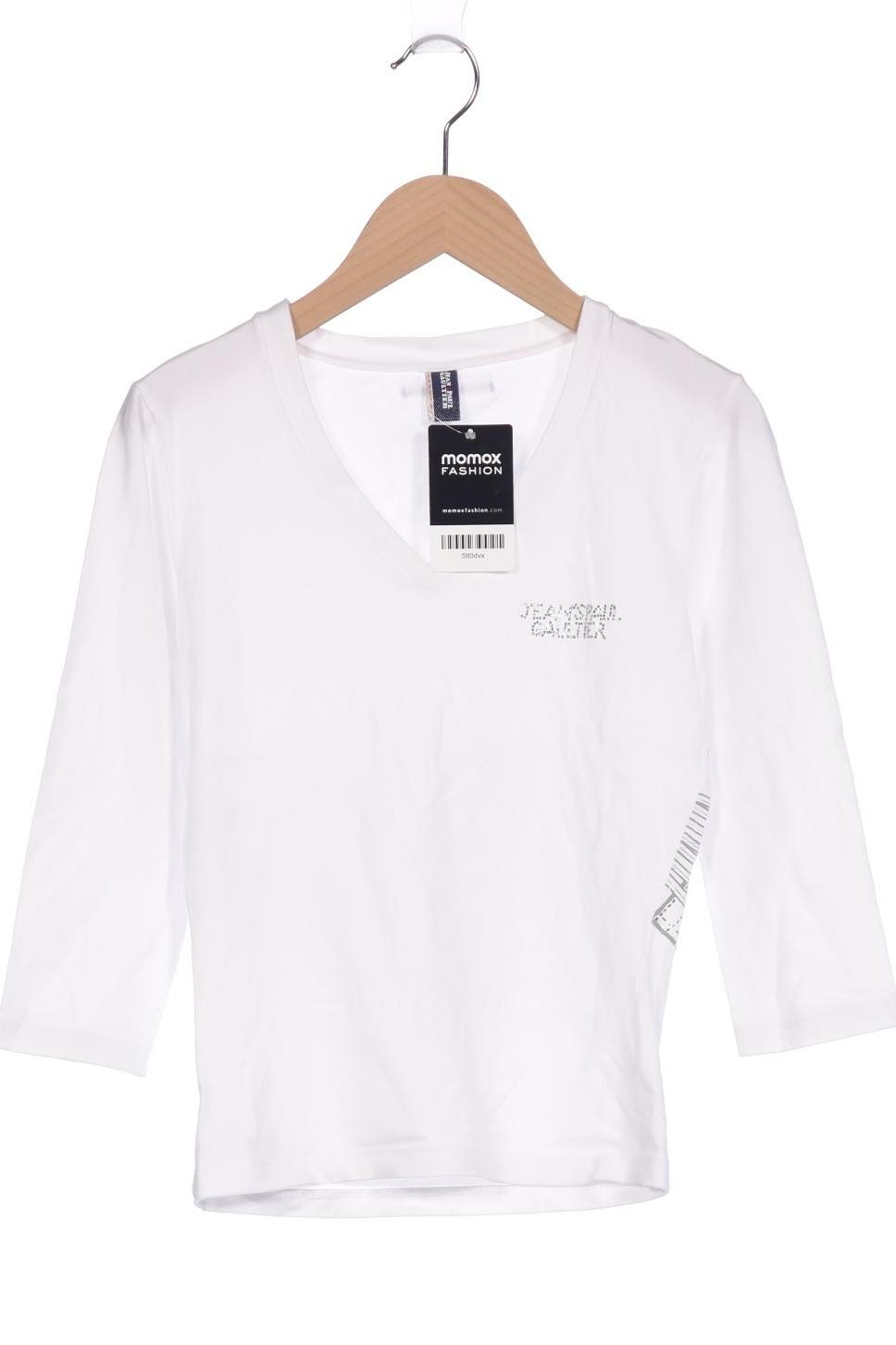 

Jean Paul Gaultier Damen Langarmshirt, weiß, Gr. 32