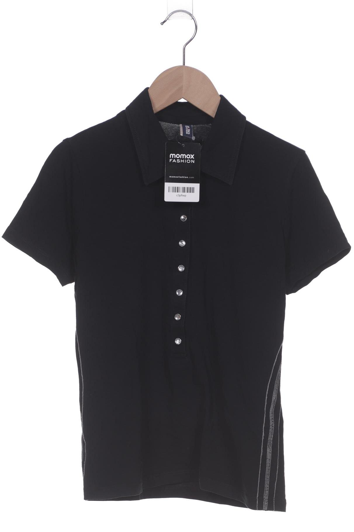 

Jean Paul Gaultier Damen Poloshirt, schwarz, Gr. 38