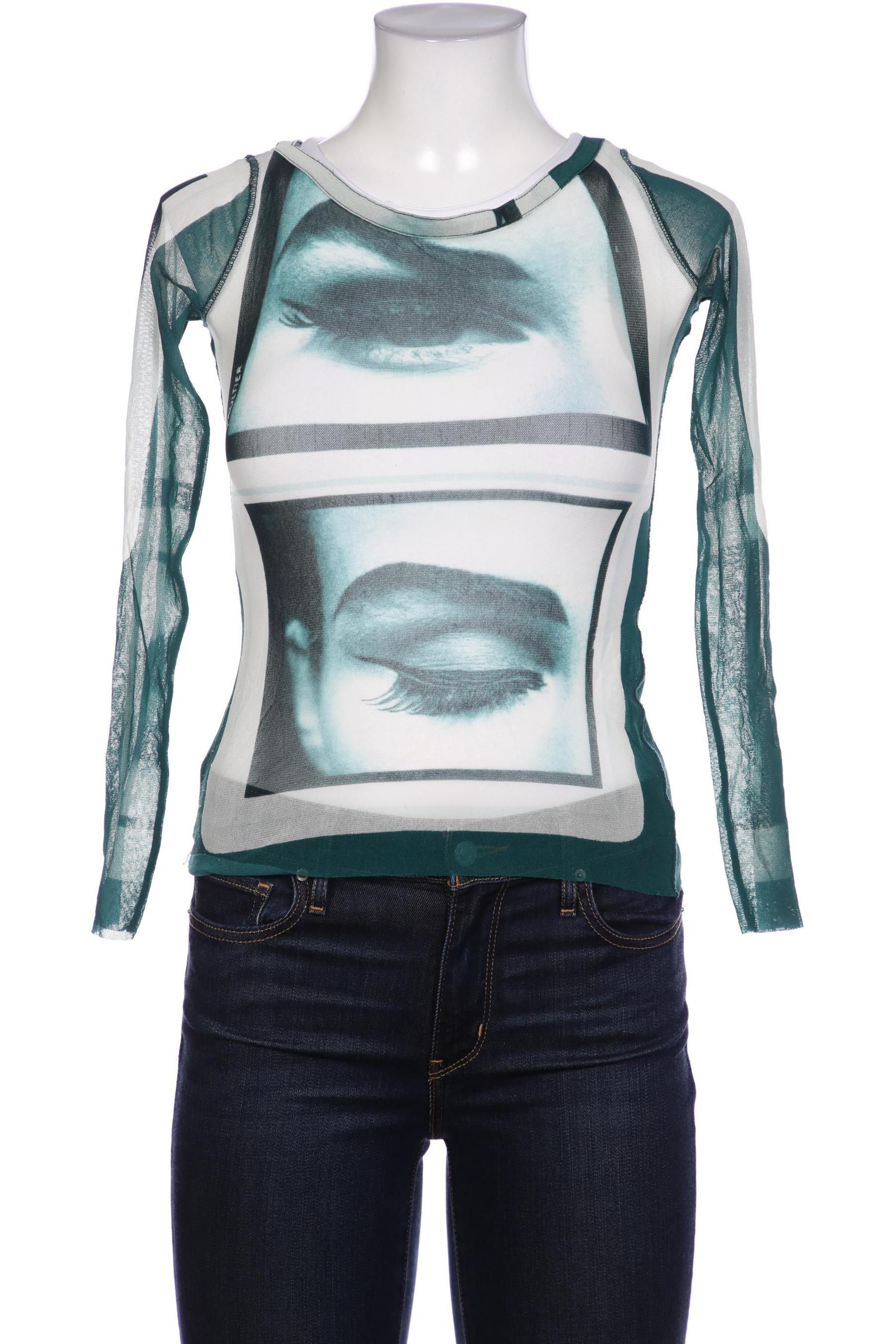 

Jean Paul Gaultier Damen Langarmshirt, türkis, Gr. 38