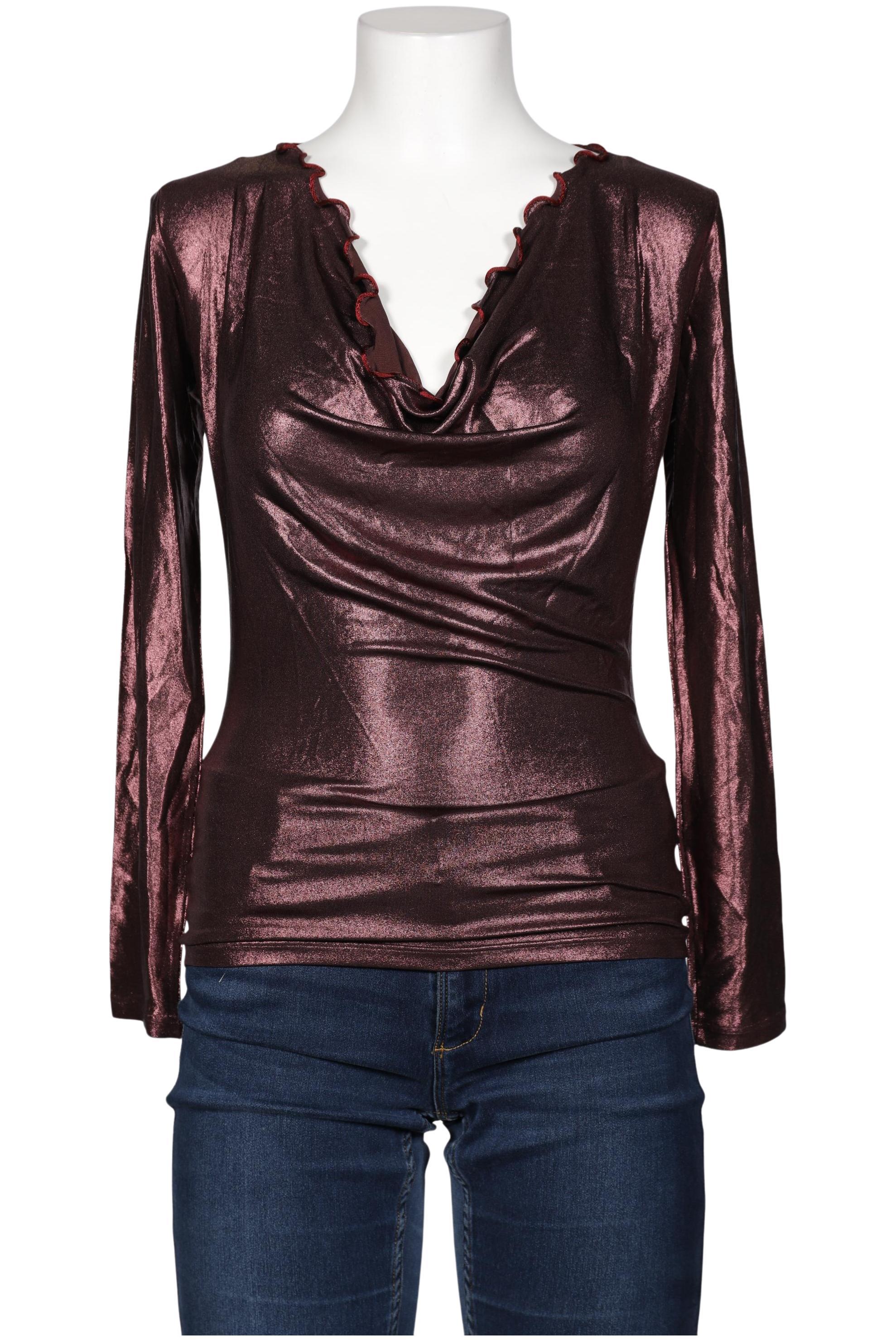 

Jean Paul Gaultier Damen Langarmshirt, bordeaux, Gr. 36