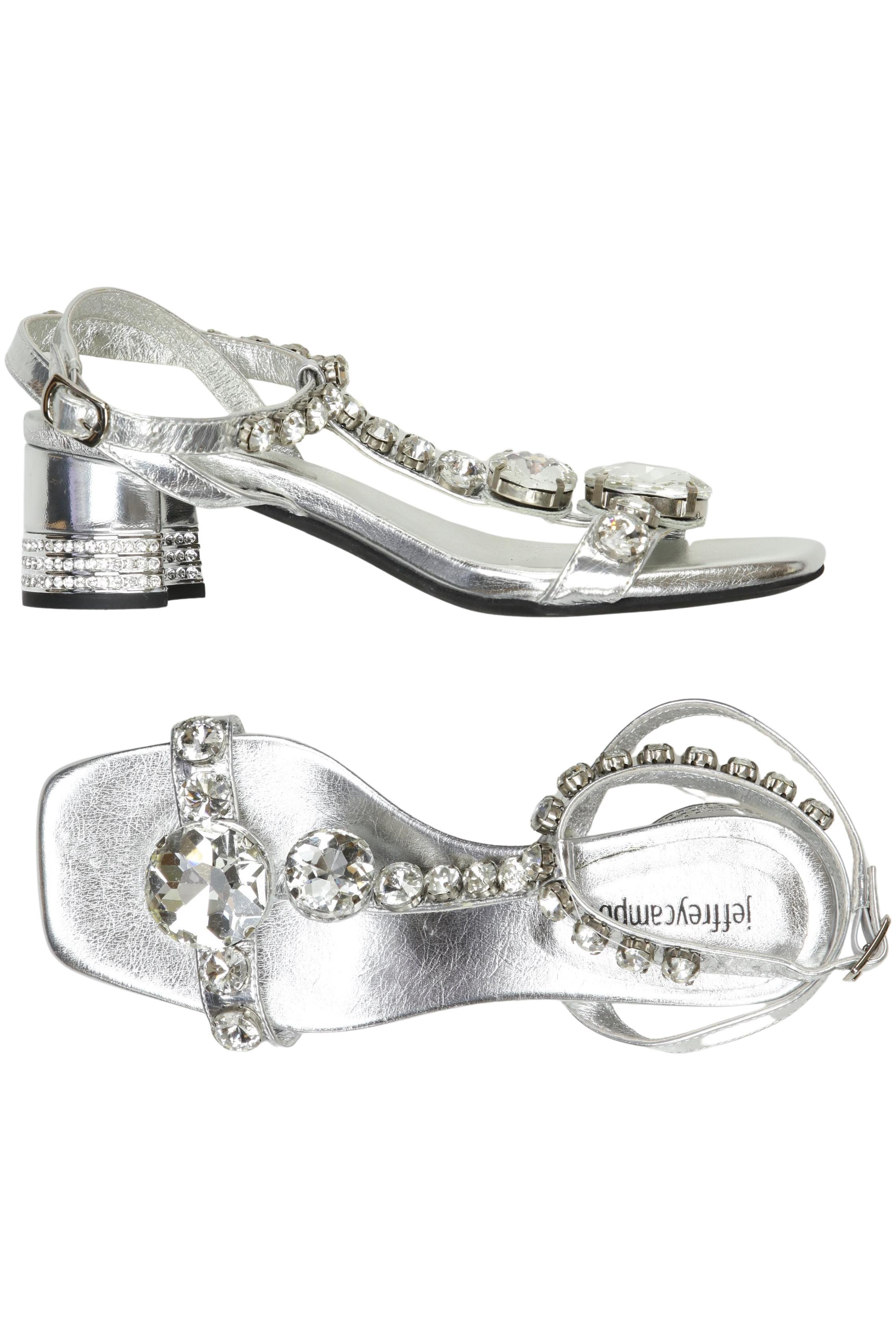 

Jeffrey Campbell Damen Sandale, silber, Gr. 36