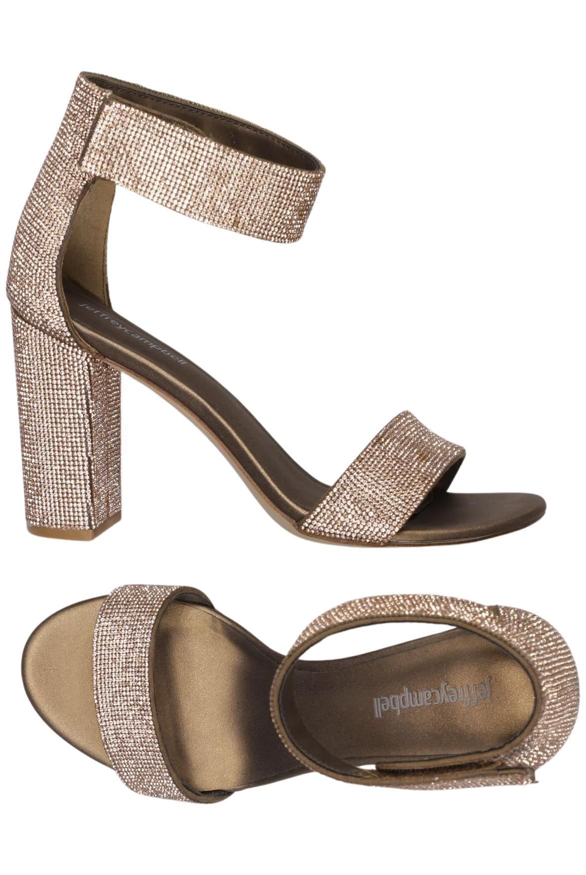 

Jeffrey Campbell Damen Sandale, gold, Gr. 38