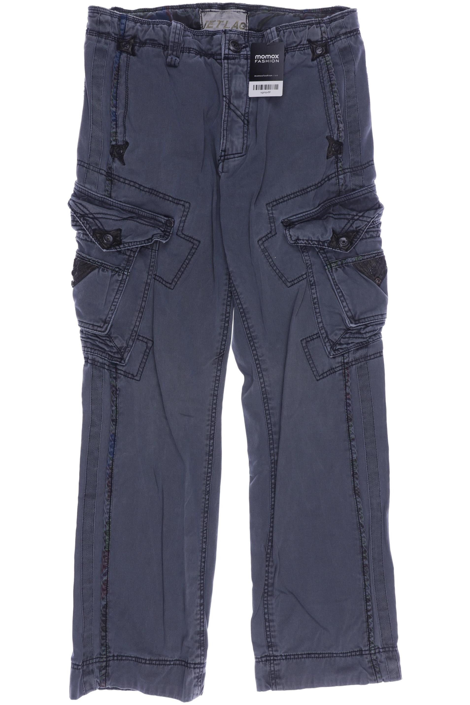 

Jet Lag Damen Stoffhose, blau