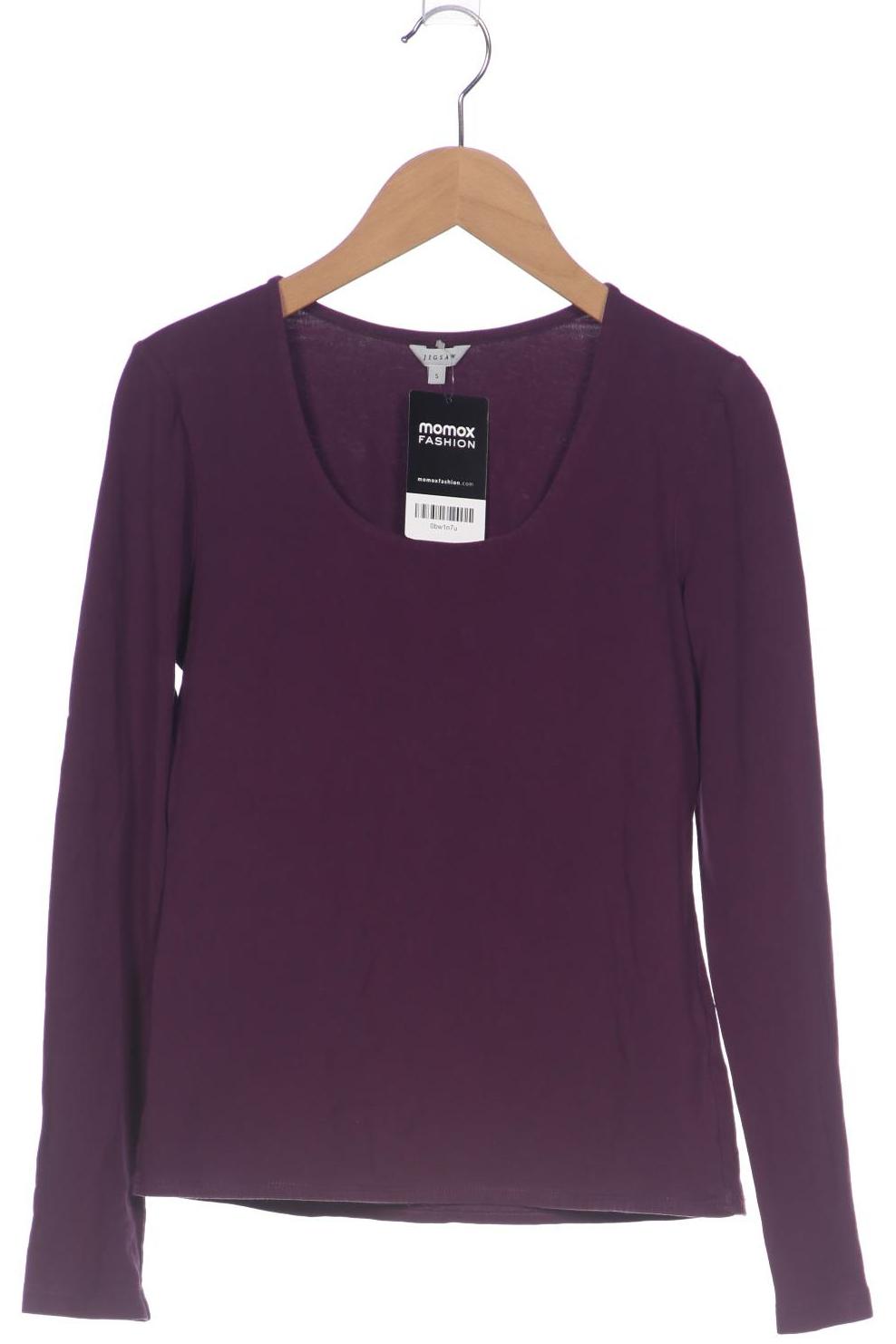 

Jigsaw Damen Langarmshirt, flieder, Gr. 36