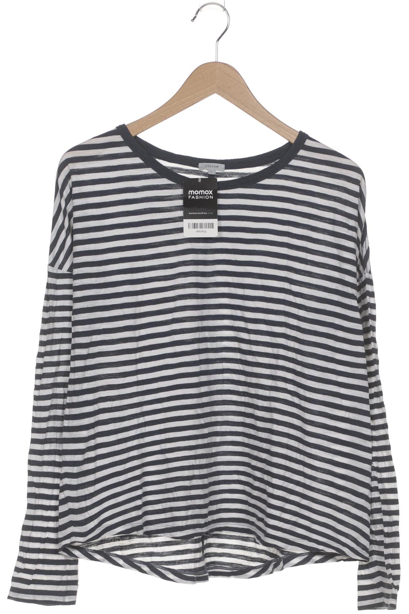 

Jigsaw Damen Langarmshirt, marineblau, Gr. 42