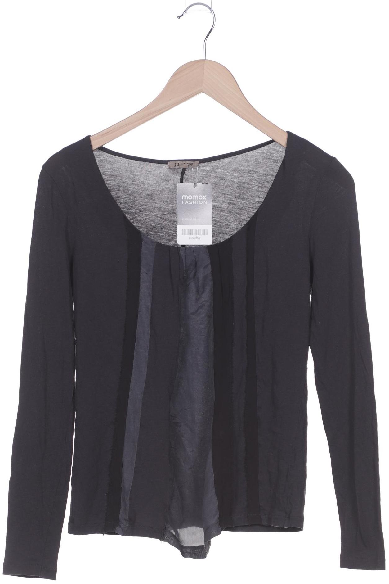 

Jigsaw Damen Langarmshirt, grau, Gr. 36