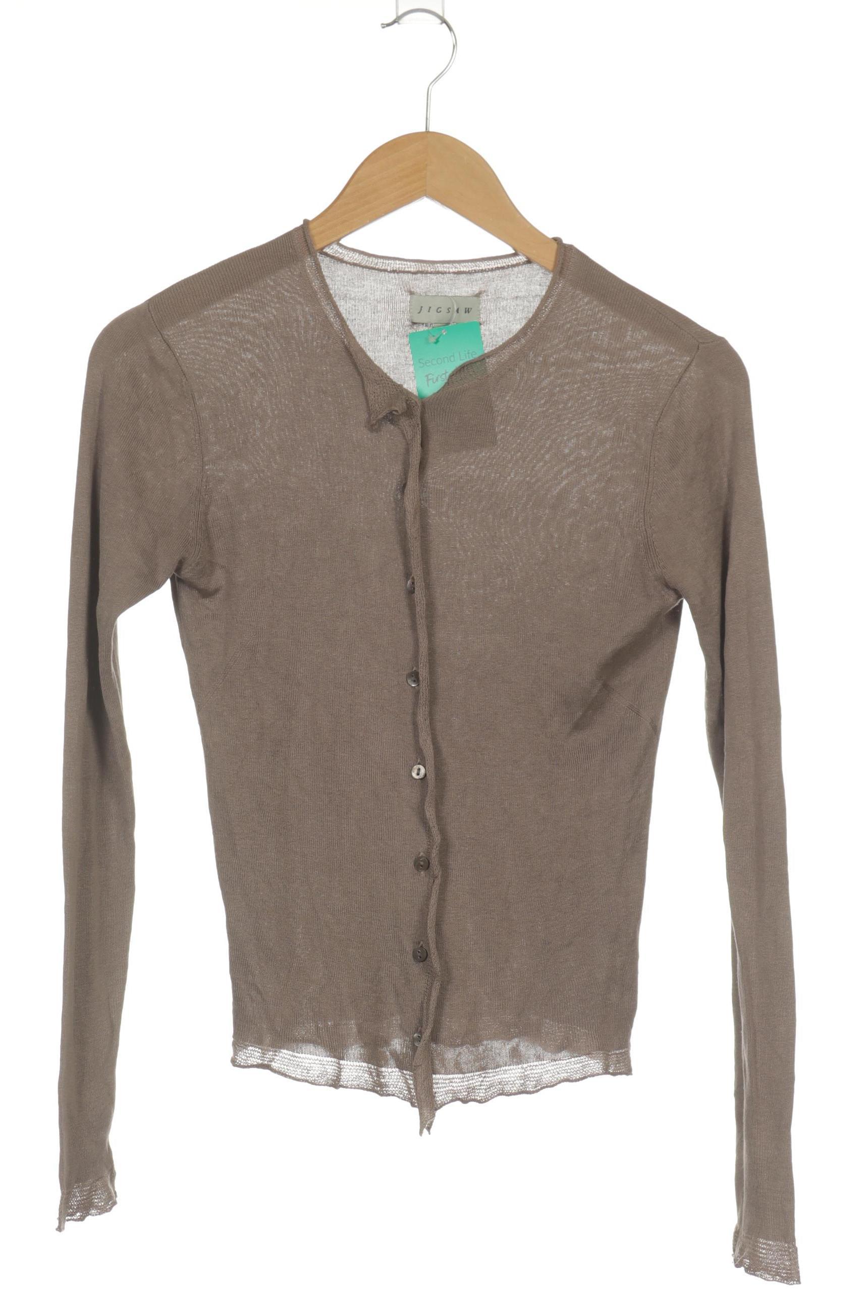 

Jigsaw Damen Strickjacke, grau, Gr.