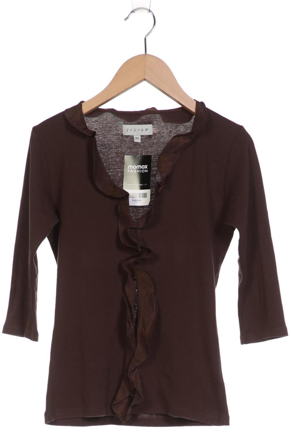 

Jigsaw Damen Strickjacke, braun, Gr. 34
