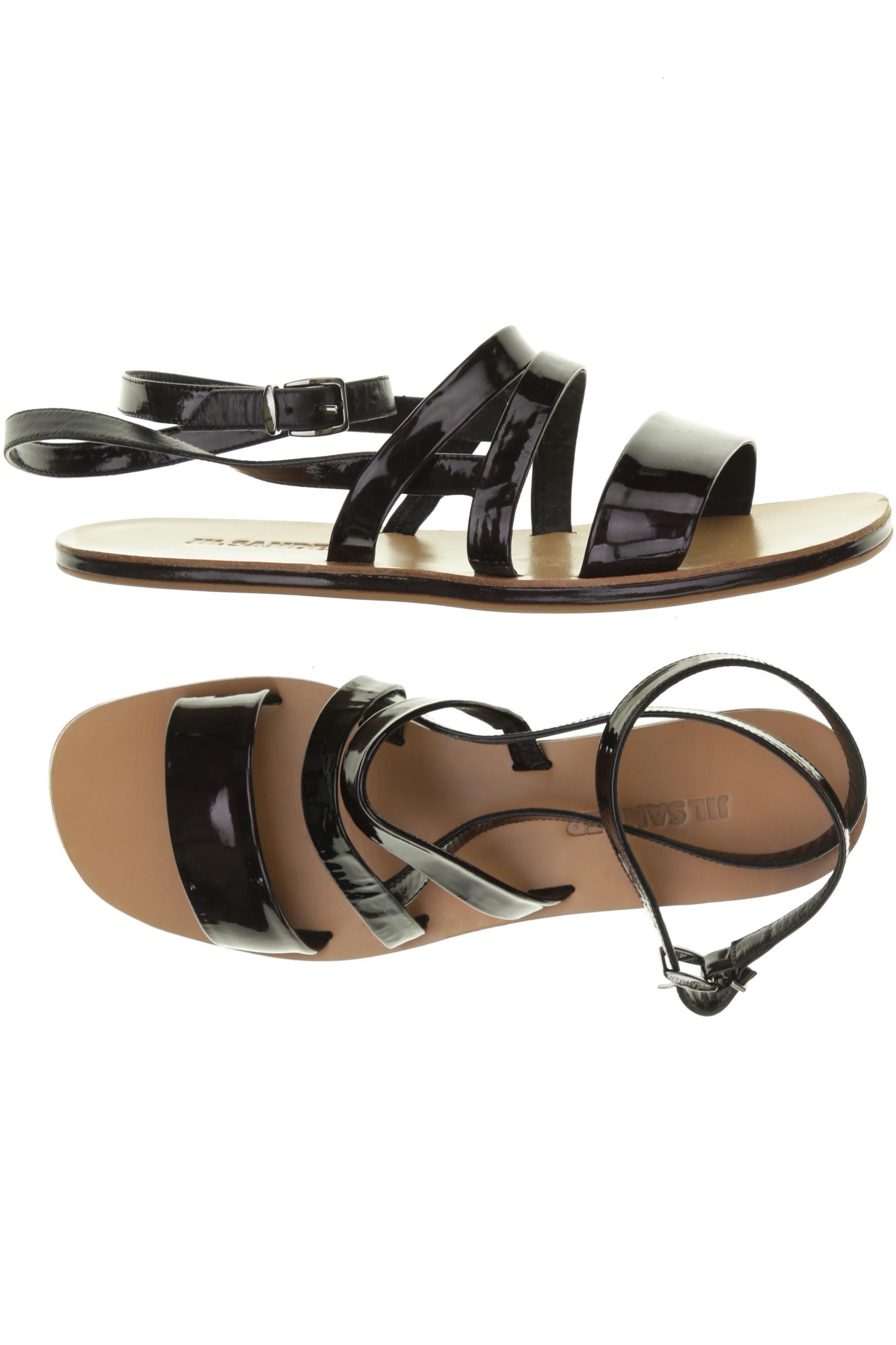 

Jil Sander Damen Sandale, schwarz, Gr. 40