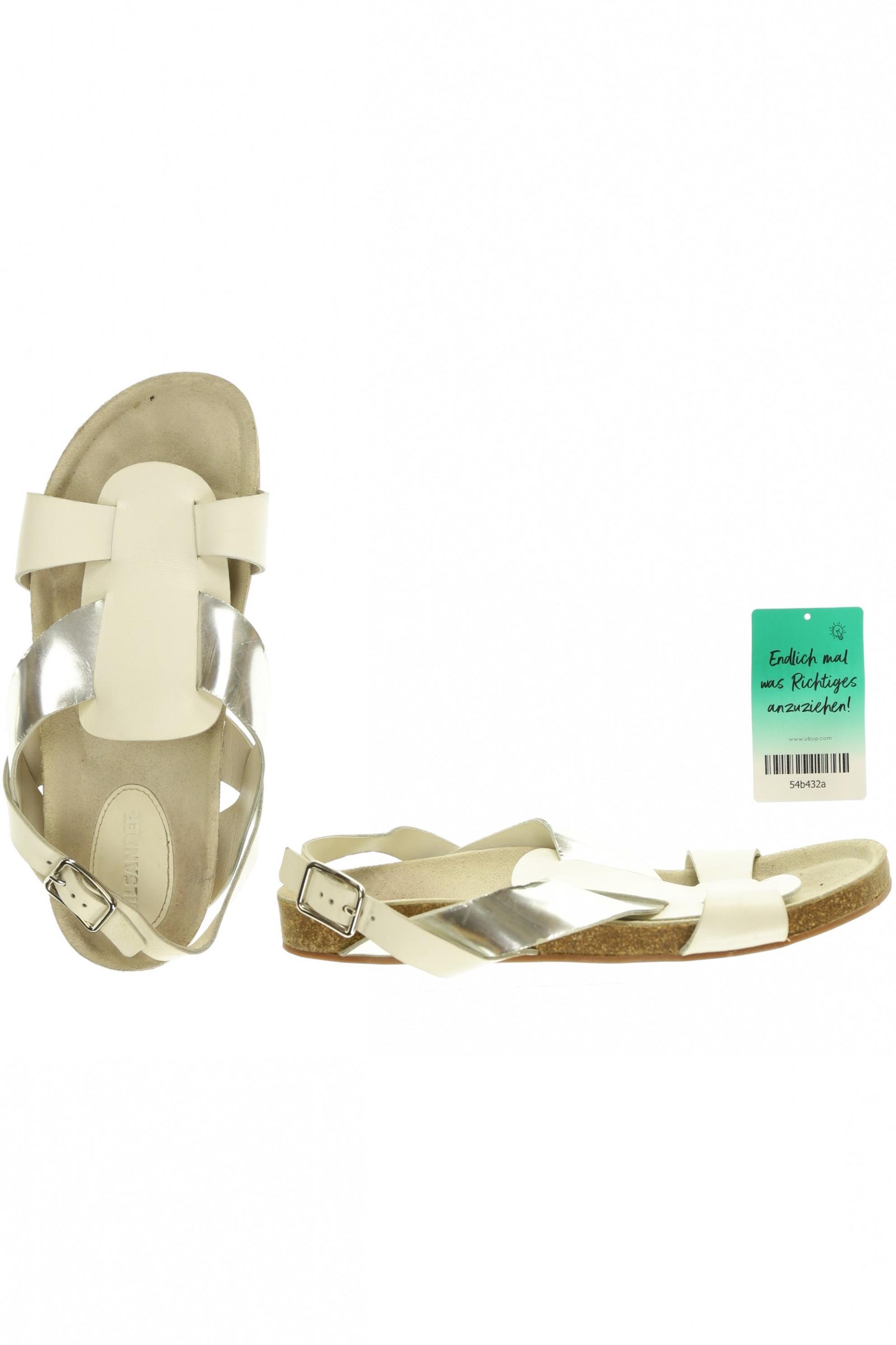 

Jil Sander Damen Sandale, beige, Gr. 39.5