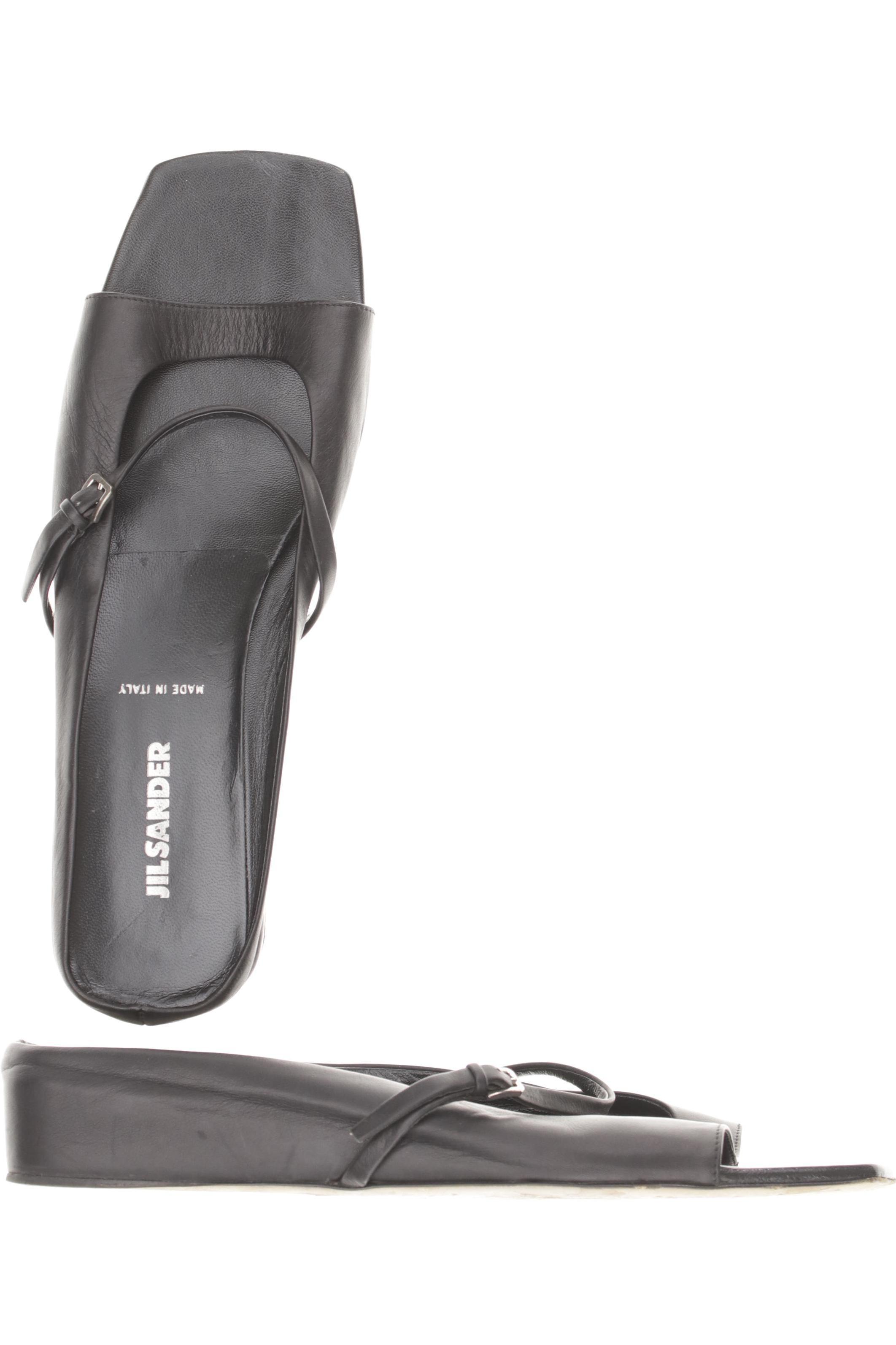 

Jil Sander Damen Sandale, schwarz, Gr. 39