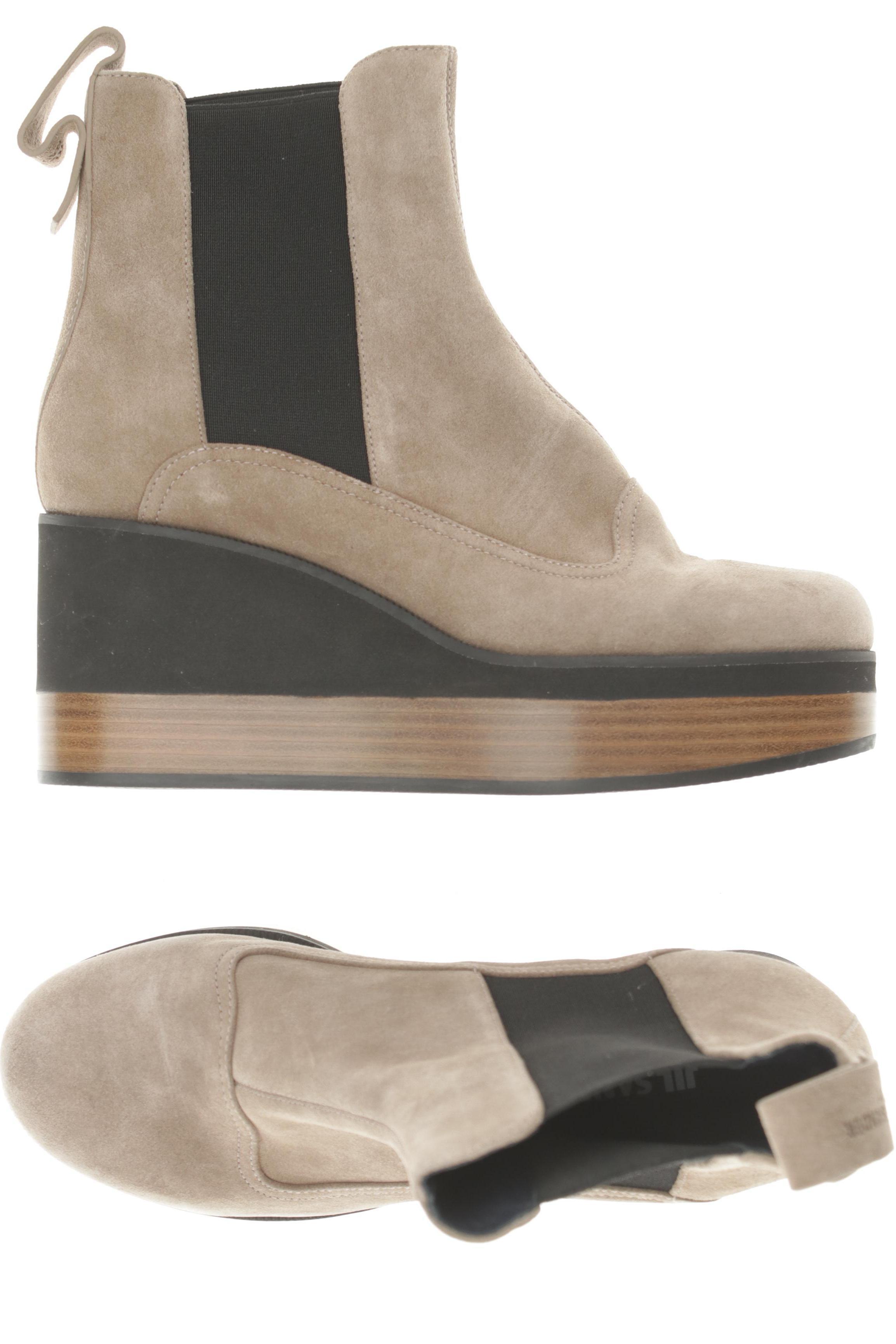 

Jil Sander Damen Stiefelette, beige, Gr. 40