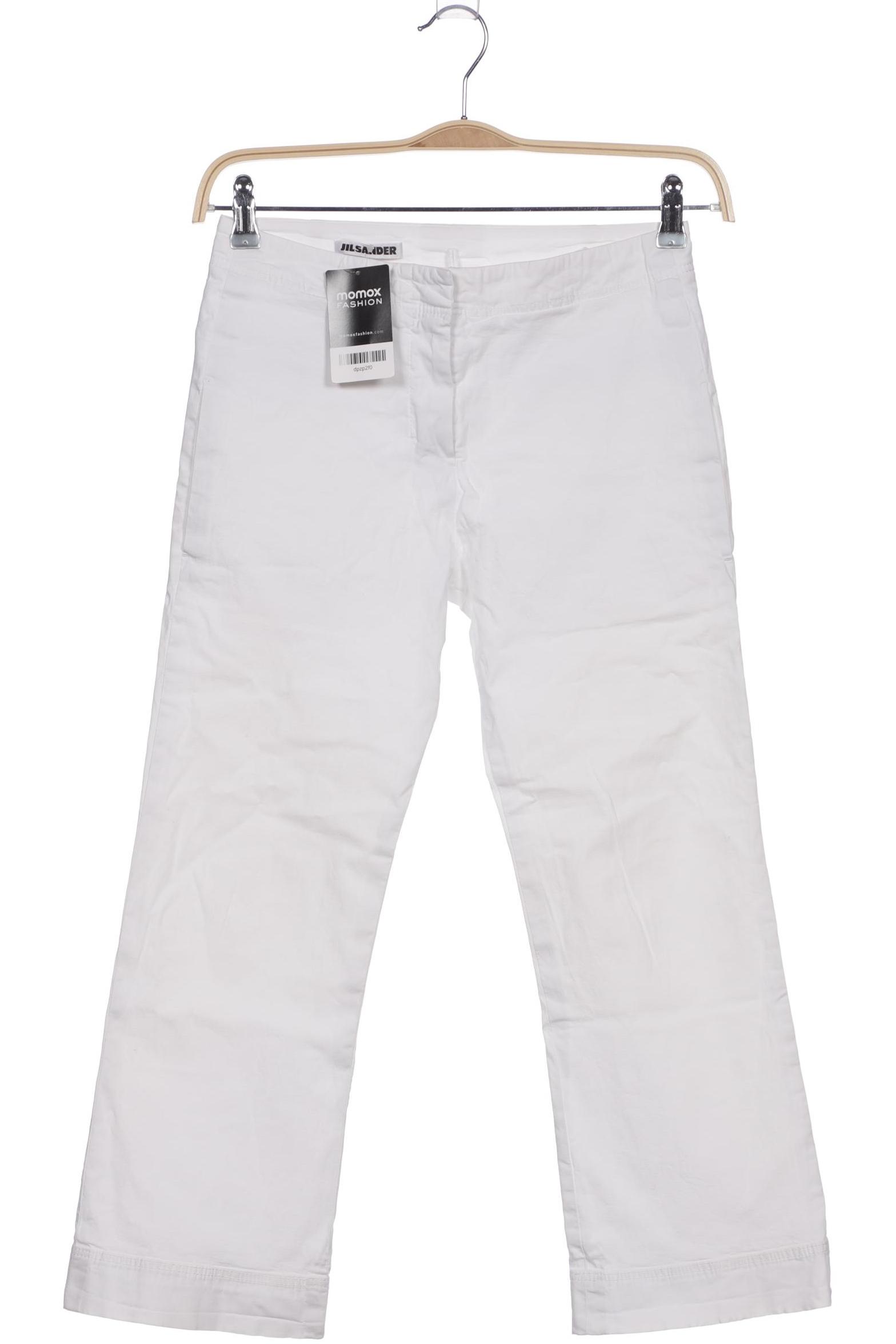 

Jil Sander Damen Stoffhose, weiß, Gr. 34