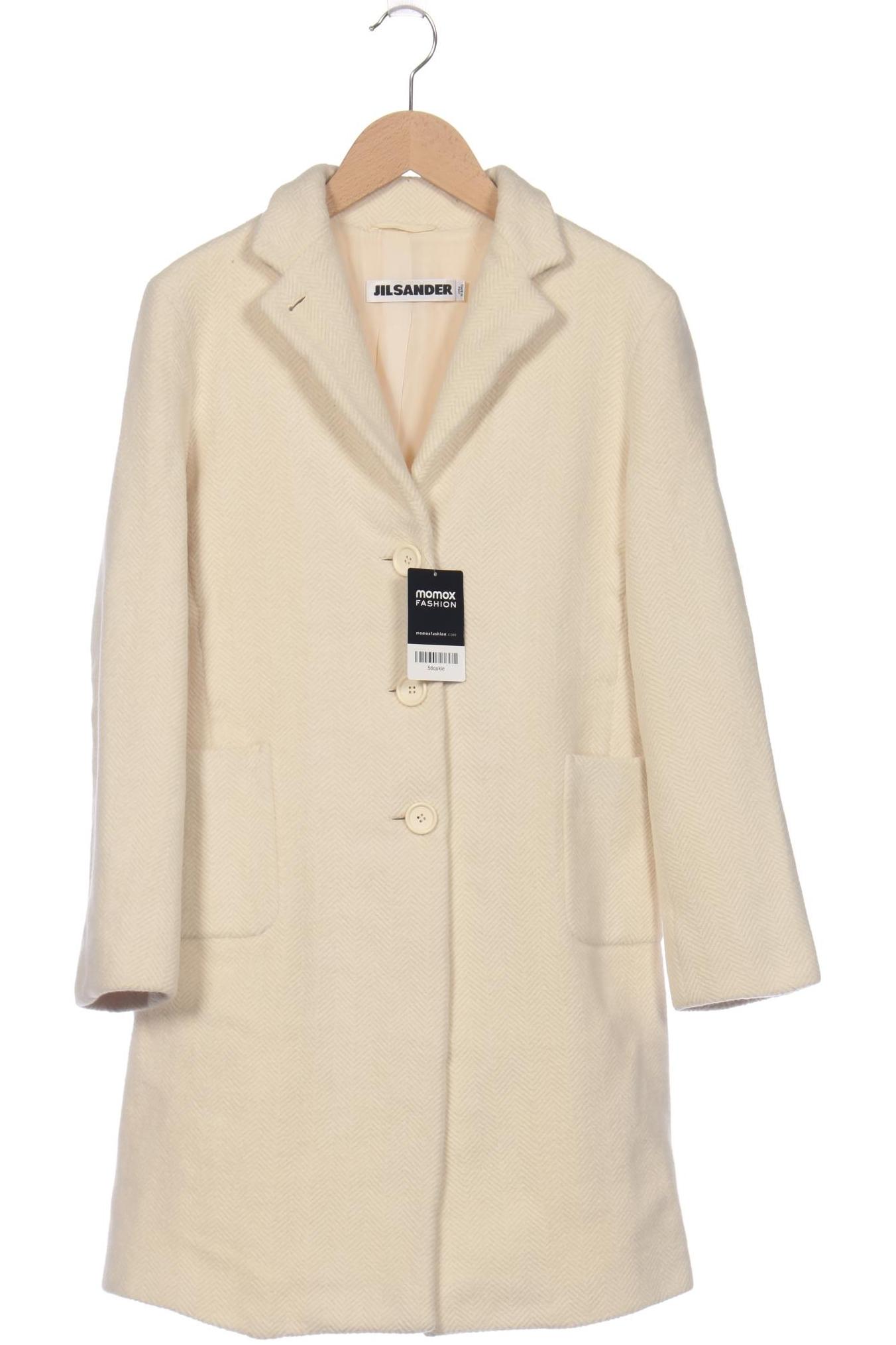 

Jil Sander Damen Mantel, cremeweiß, Gr. 38