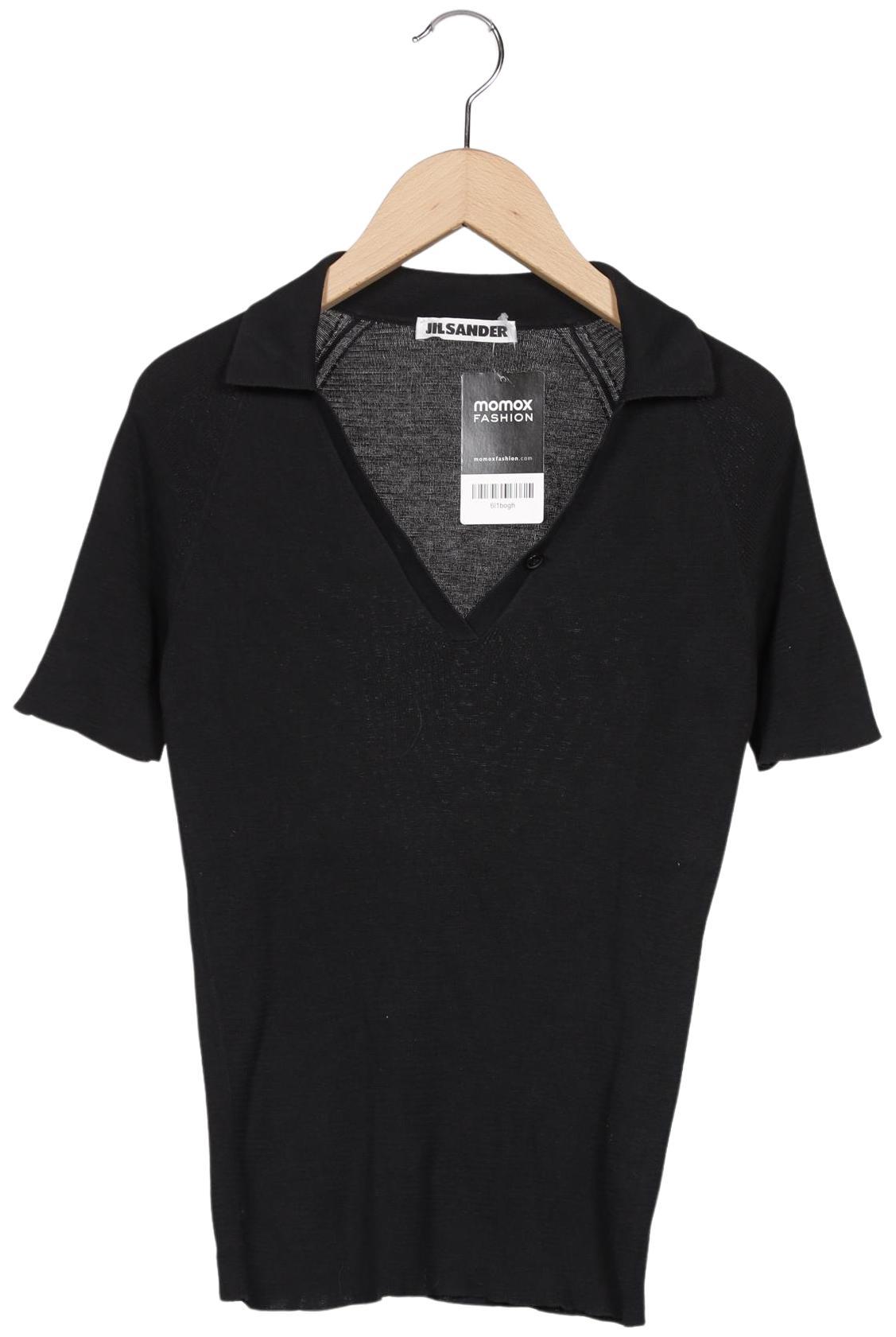Thumbnail - Jil Sander Damen Poloshirt, schwarz, Gr. 38