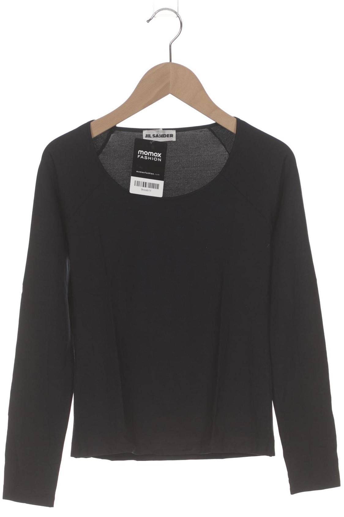 

Jil Sander Damen Langarmshirt, schwarz, Gr. 36