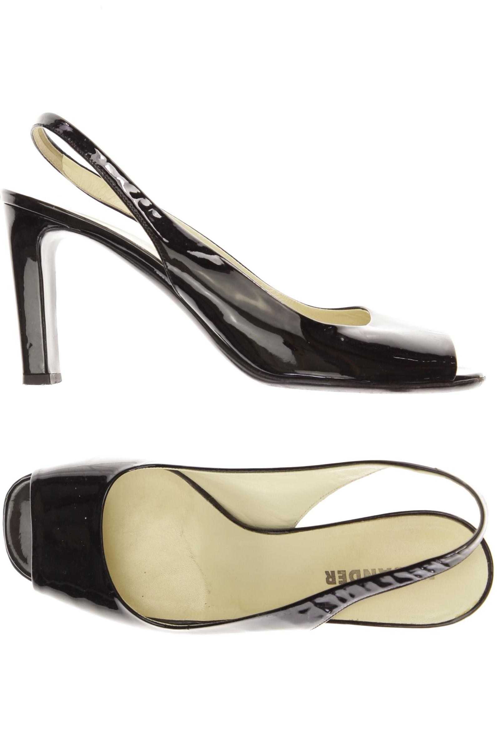 

Jil Sander Damen Sandale, schwarz, Gr. 39.5