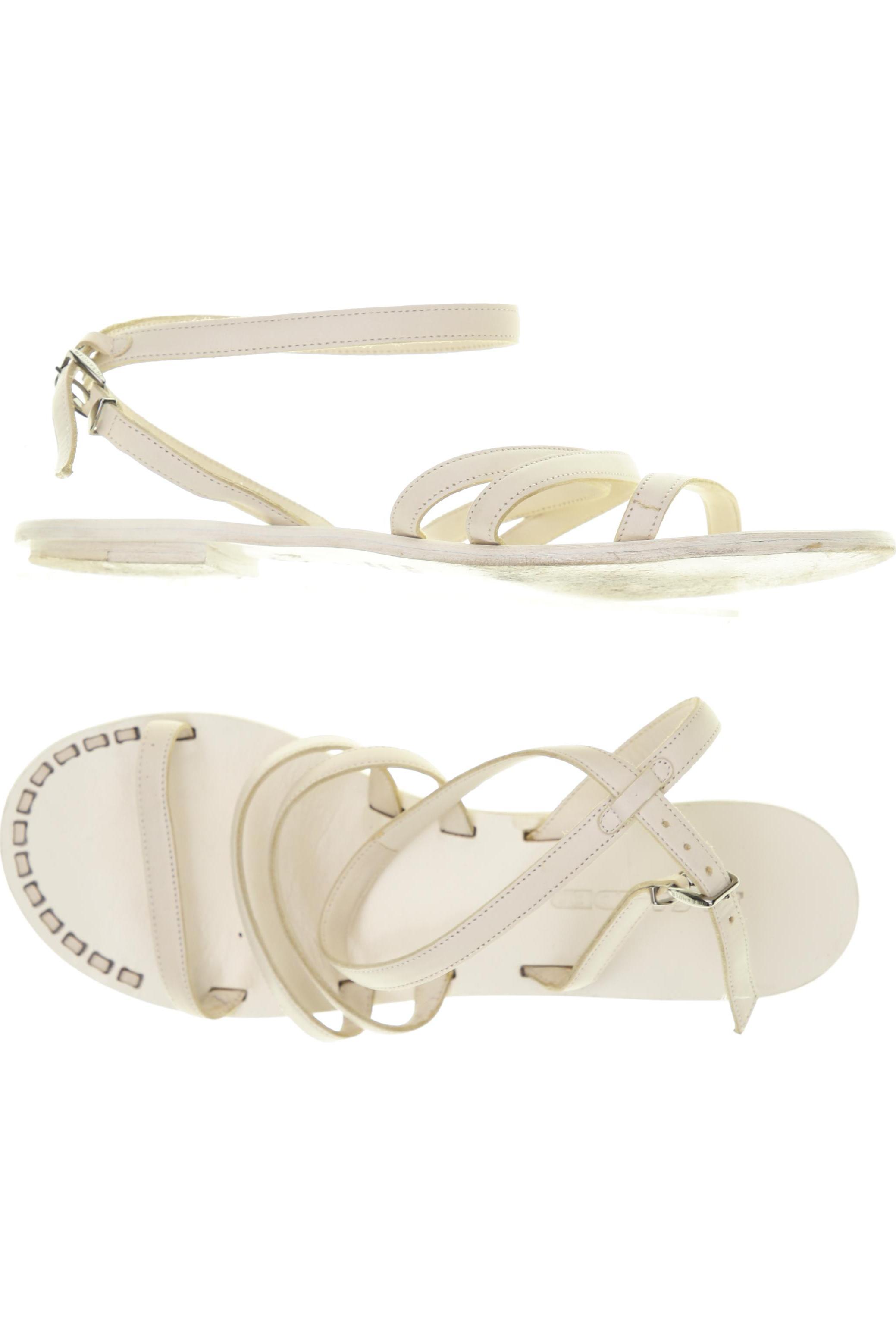 

Jil Sander Damen Sandale, weiß, Gr. 38