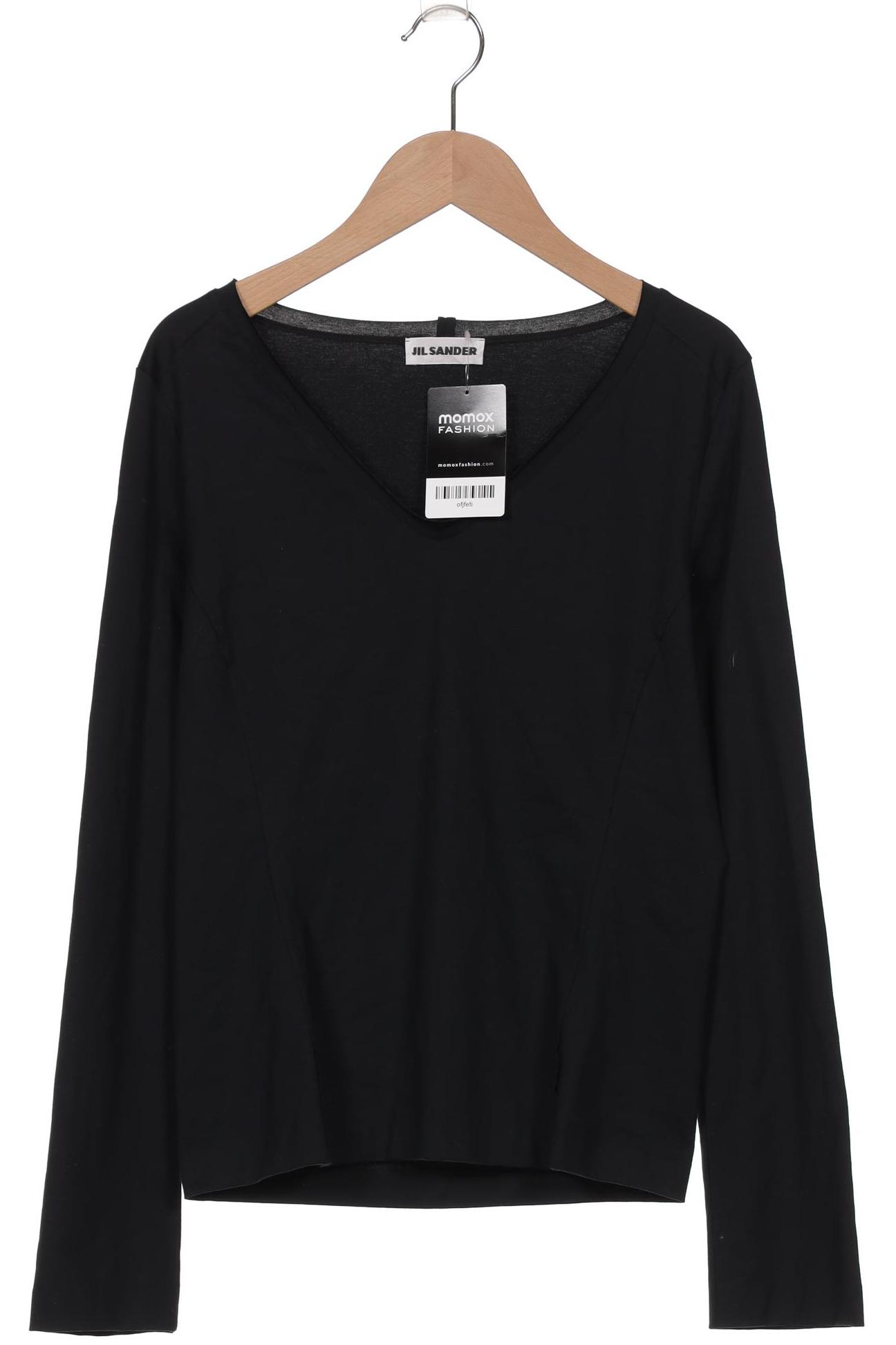 

Jil Sander Damen Langarmshirt, schwarz, Gr. 38
