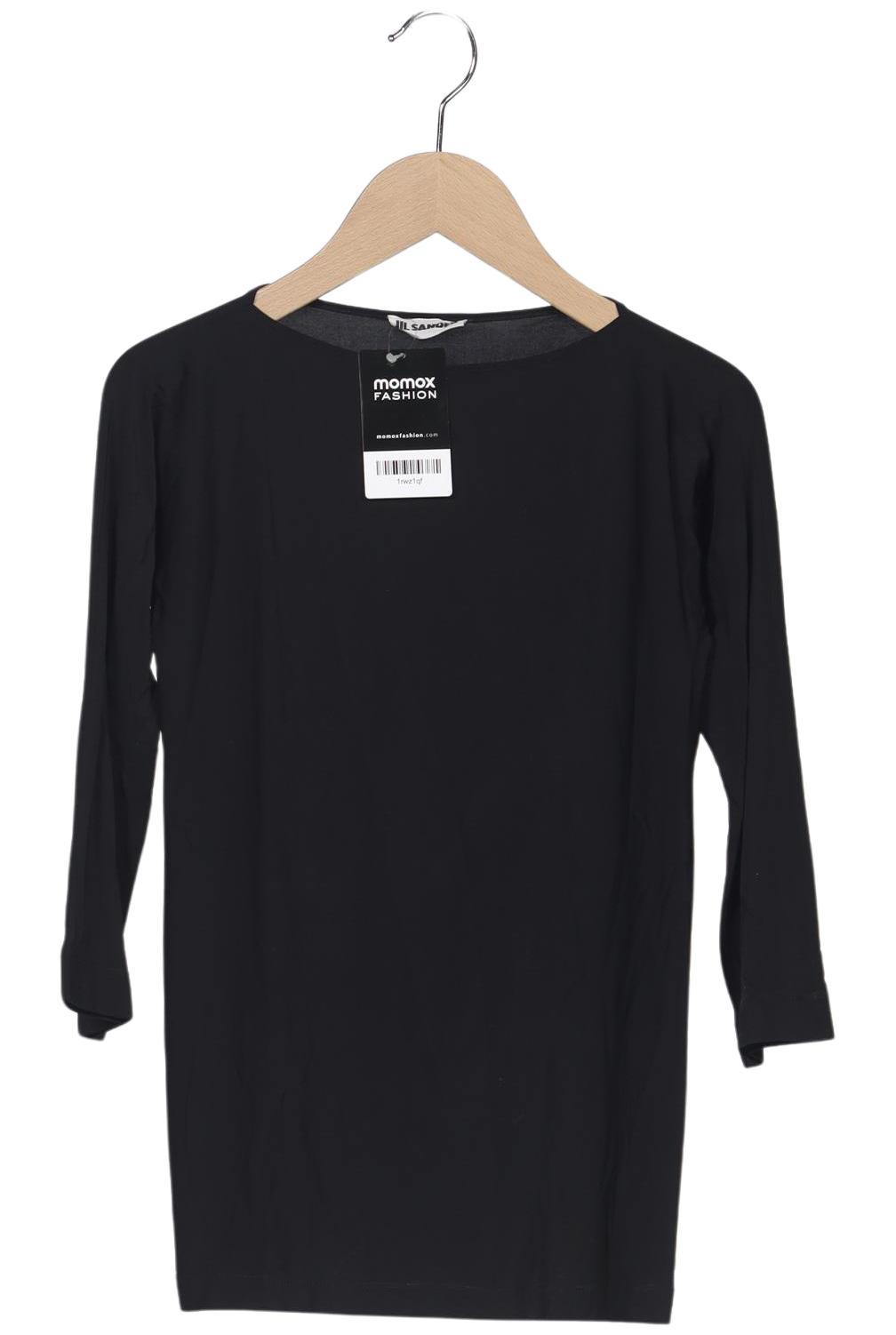 

Jil Sander Damen Langarmshirt, schwarz, Gr. 38