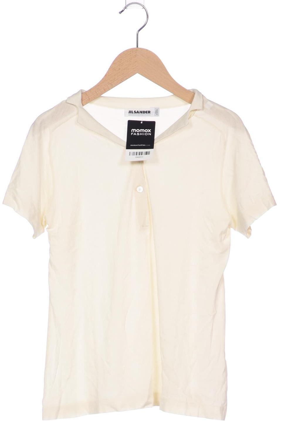 

Jil Sander Damen Poloshirt, cremeweiß, Gr. 36