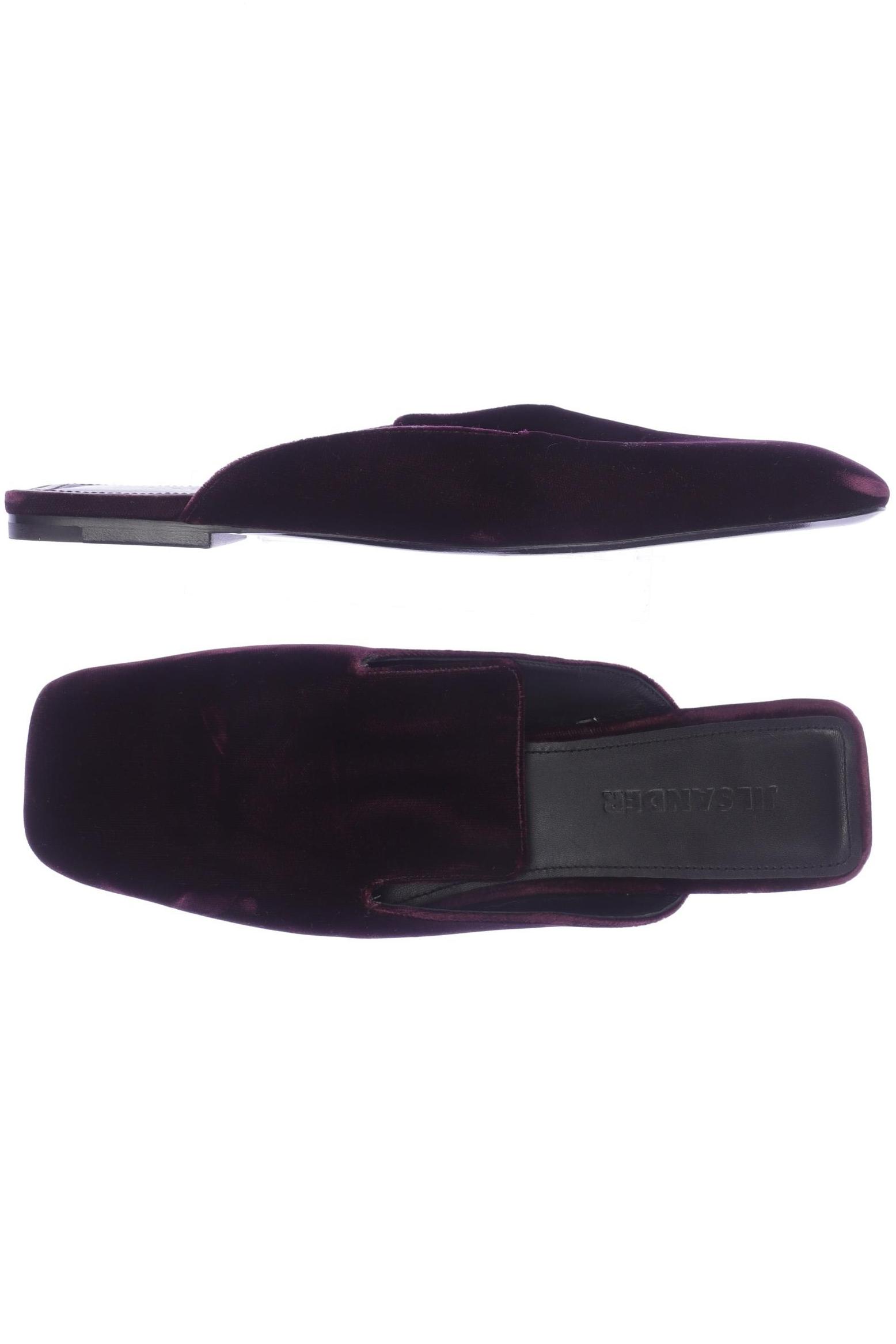 

Jil Sander Damen Sandale, bordeaux, Gr. 39