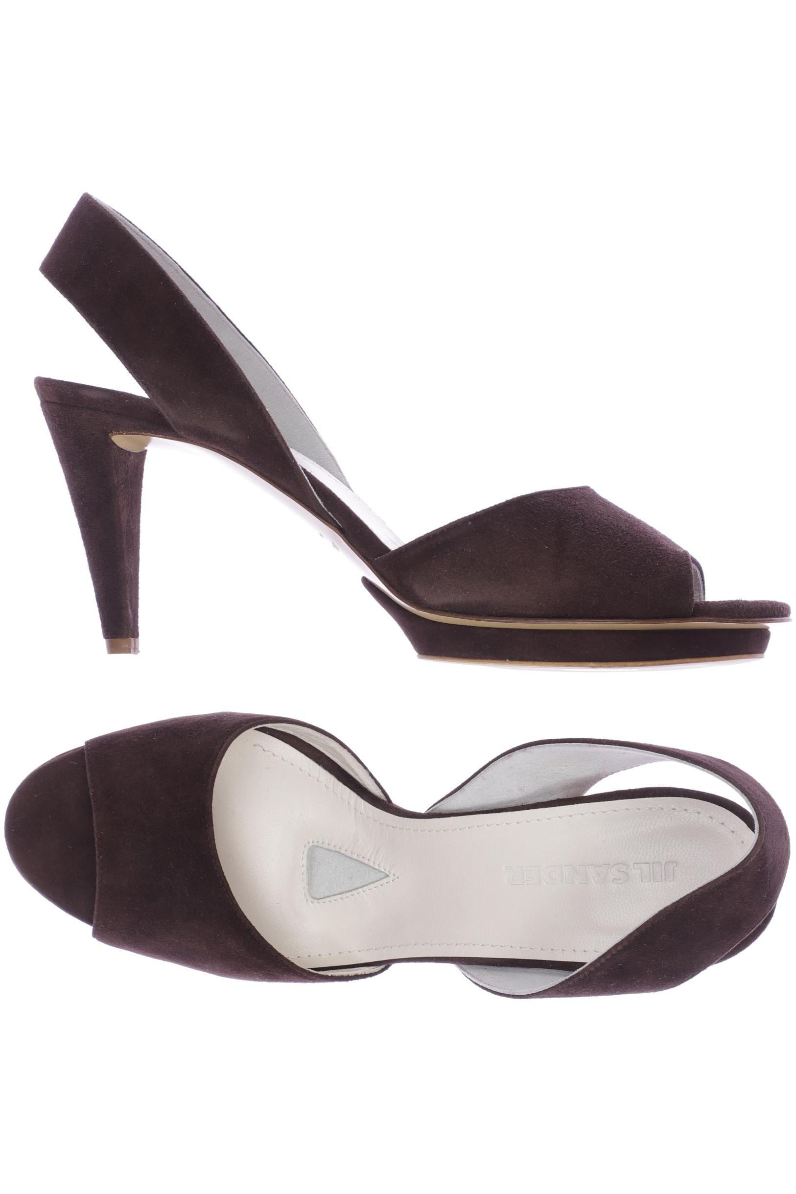 

Jil Sander Damen Sandale, braun, Gr. 40