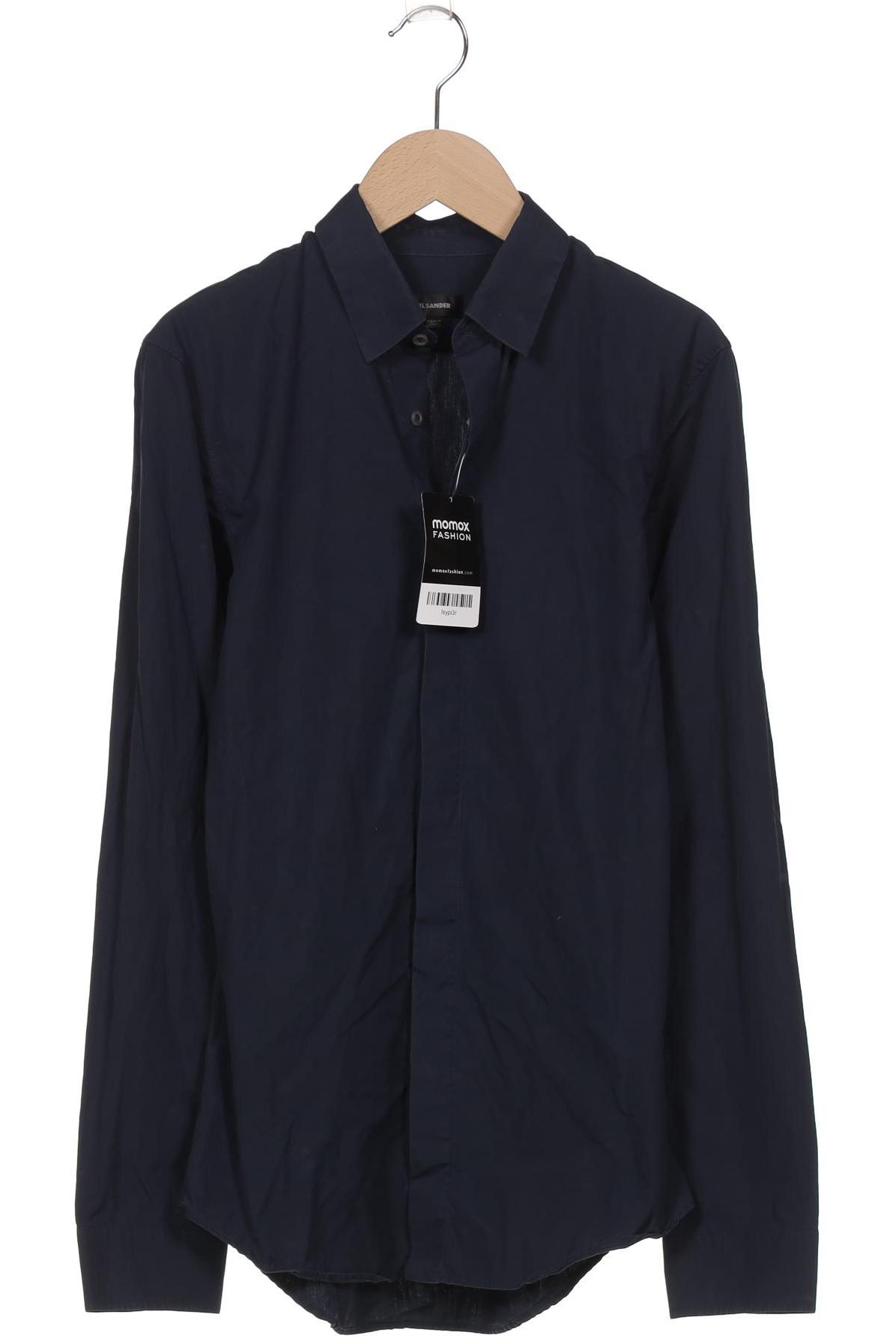 

Jil Sander Herren Hemd, marineblau, Gr. 44