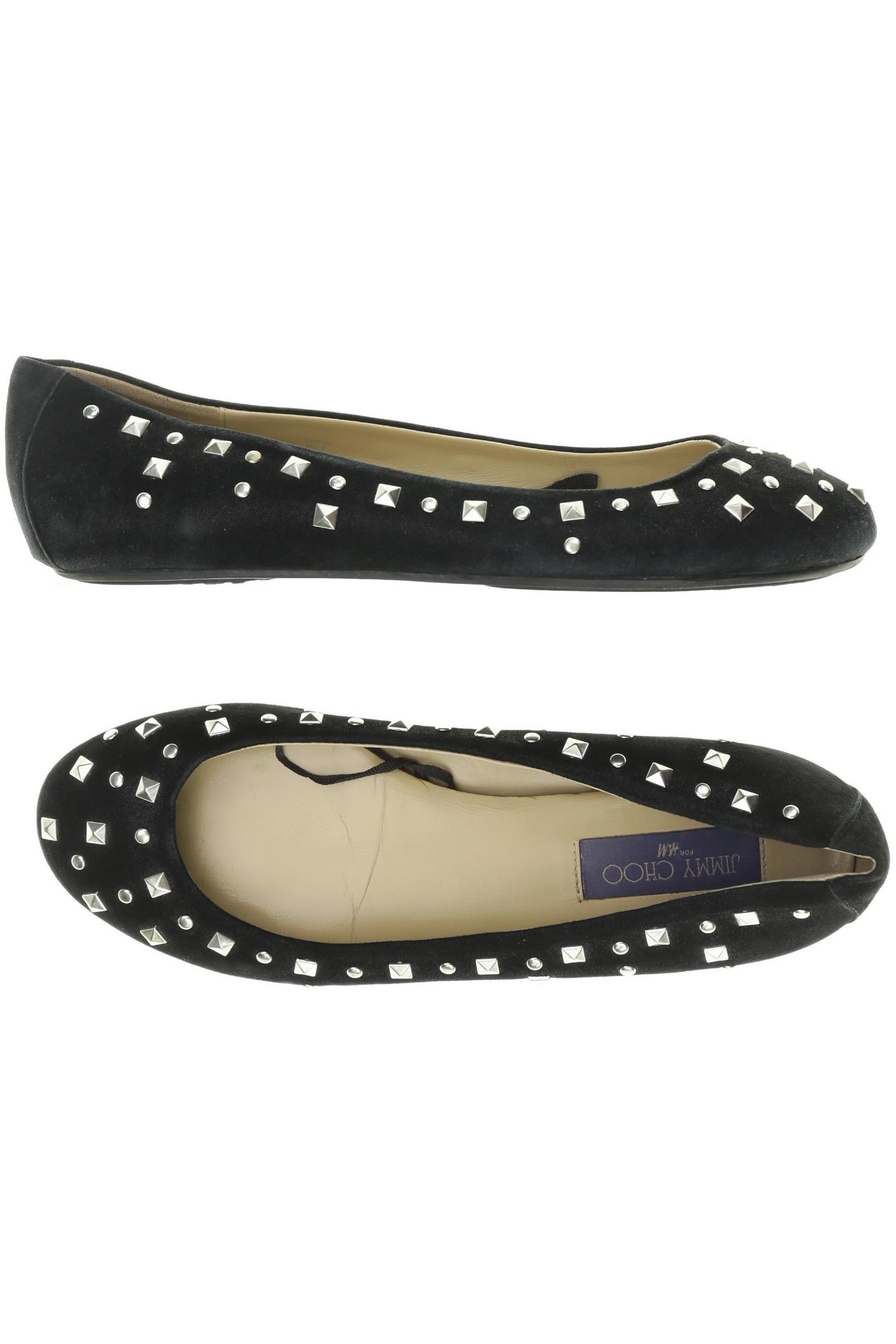 

Jimmy Choo for H&M Damen Ballerinas, schwarz, Gr. 39