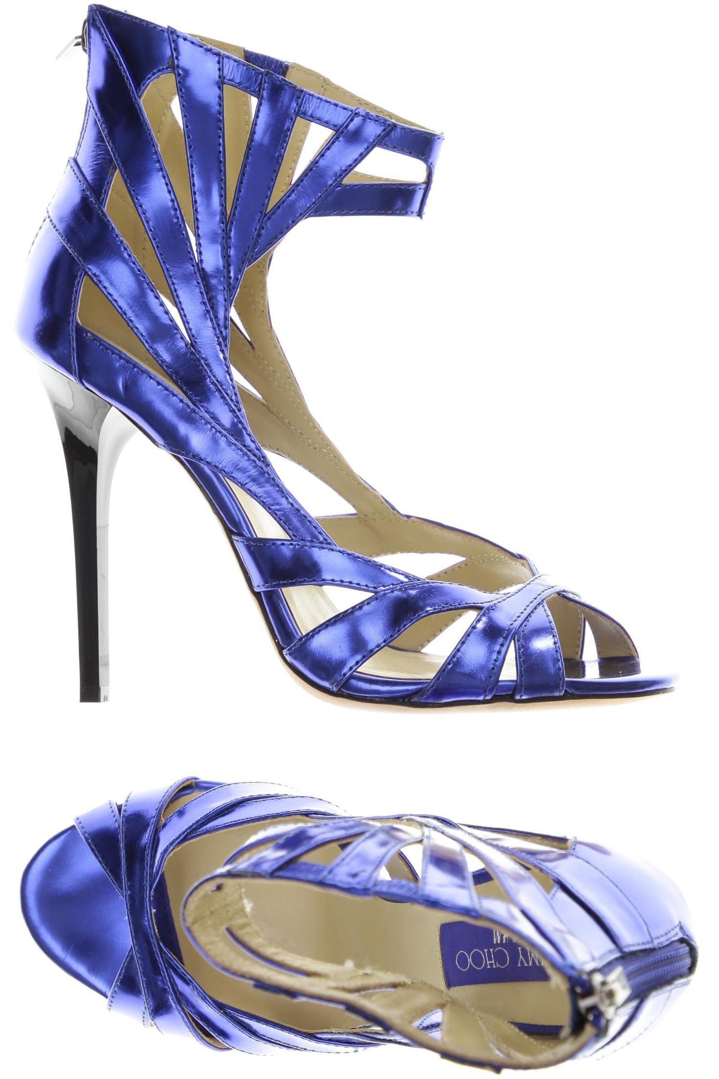 

Jimmy Choo for H&M Damen Sandale, blau, Gr. 40