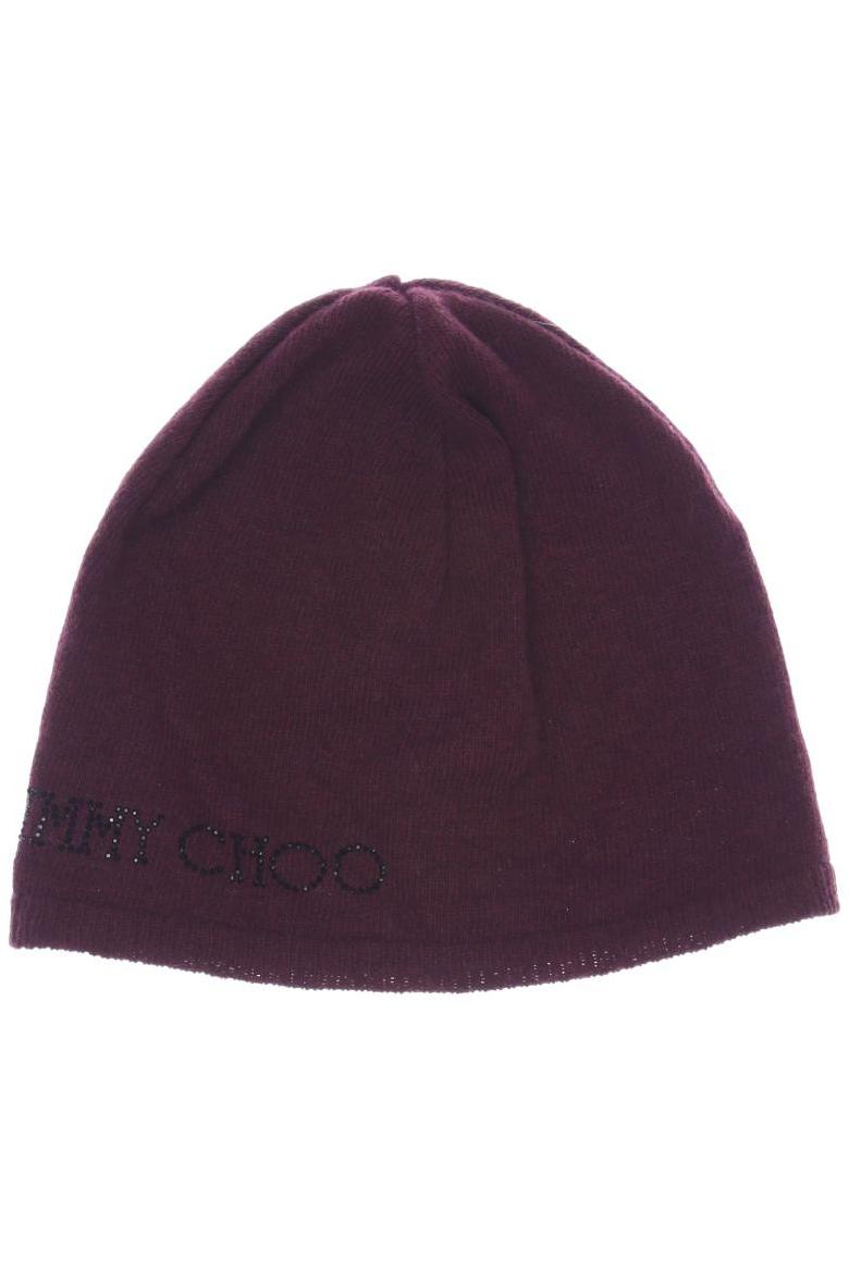 Thumbnail - Jimmy Choo Damen Hut/Mütze, bordeaux, Gr. uni