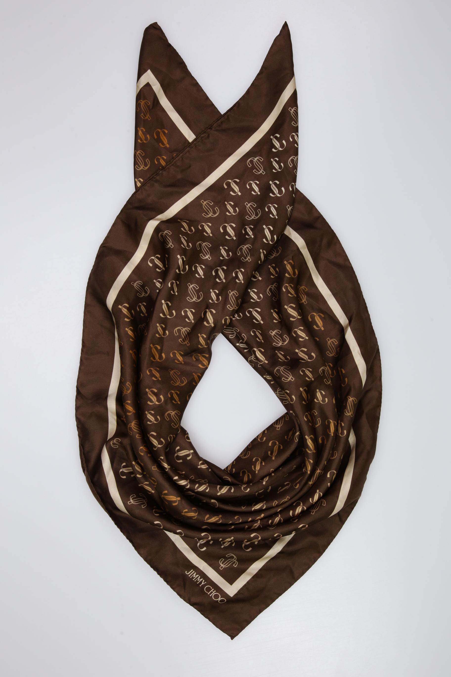 

Jimmy Choo Damen Schal, braun, Gr.
