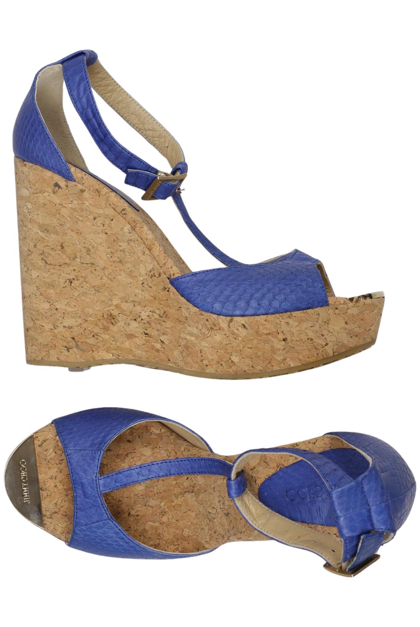 

Jimmy Choo Damen Sandale, blau, Gr. 40