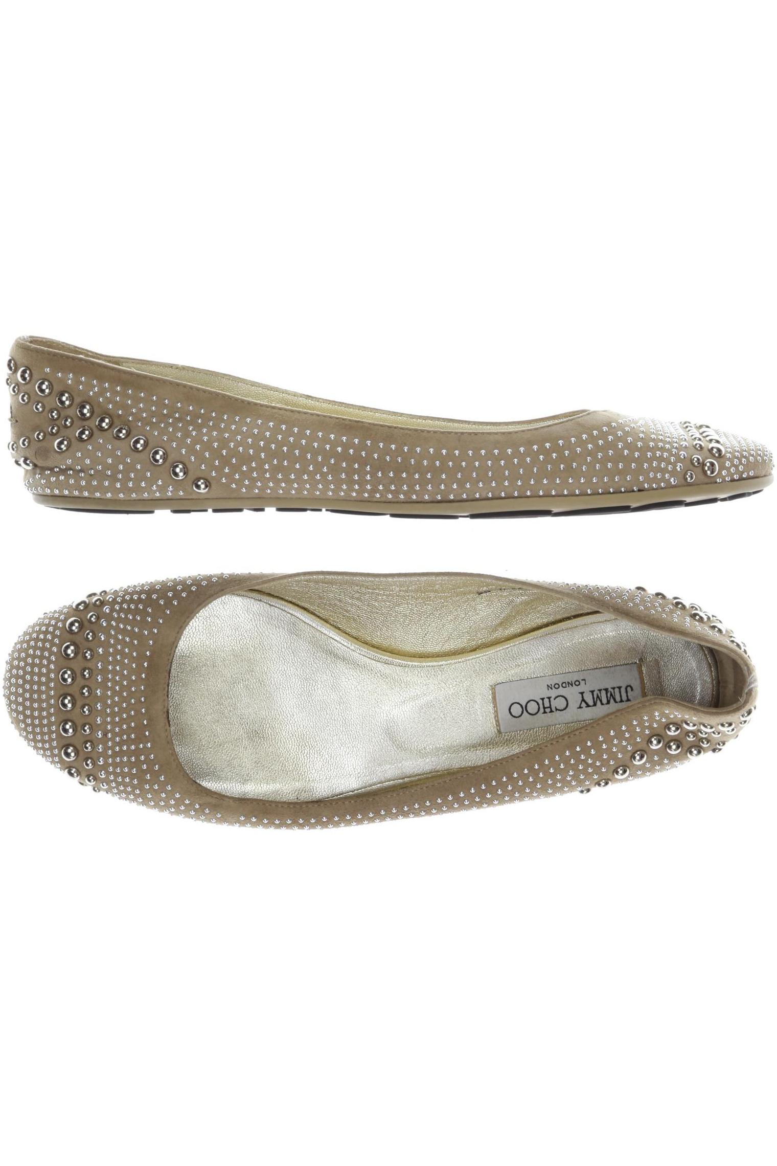 

Jimmy Choo Damen Ballerinas, beige, Gr. 39