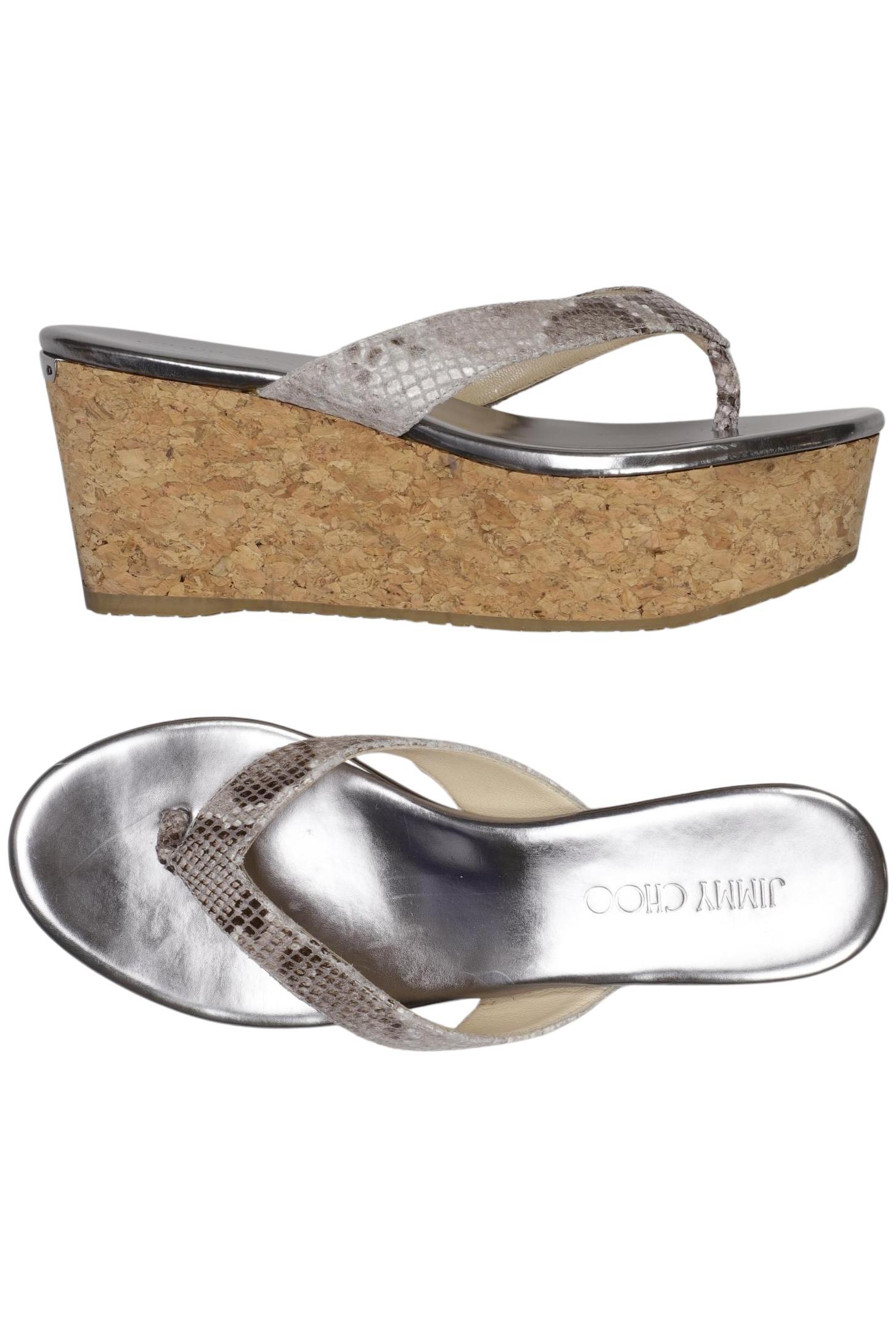 

Jimmy Choo Damen Sandale, silber, Gr. 38